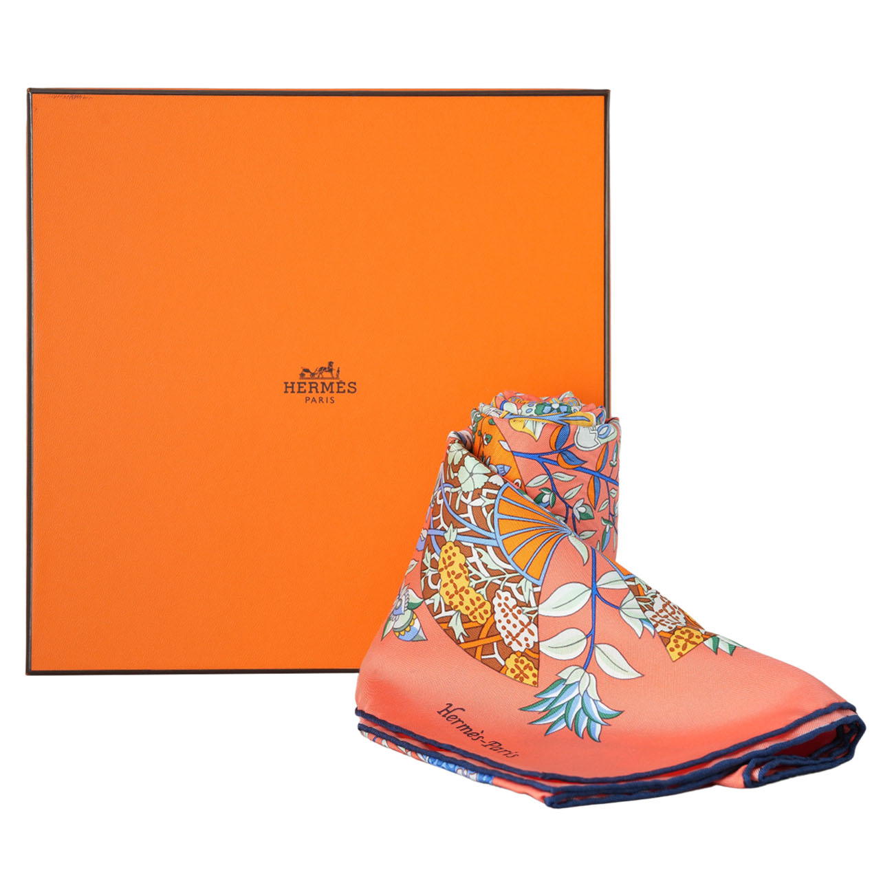 HERMES(NEW)에르메스 까레 90 실크 스카프 플라워 (새상품) NEW PRODUCT
