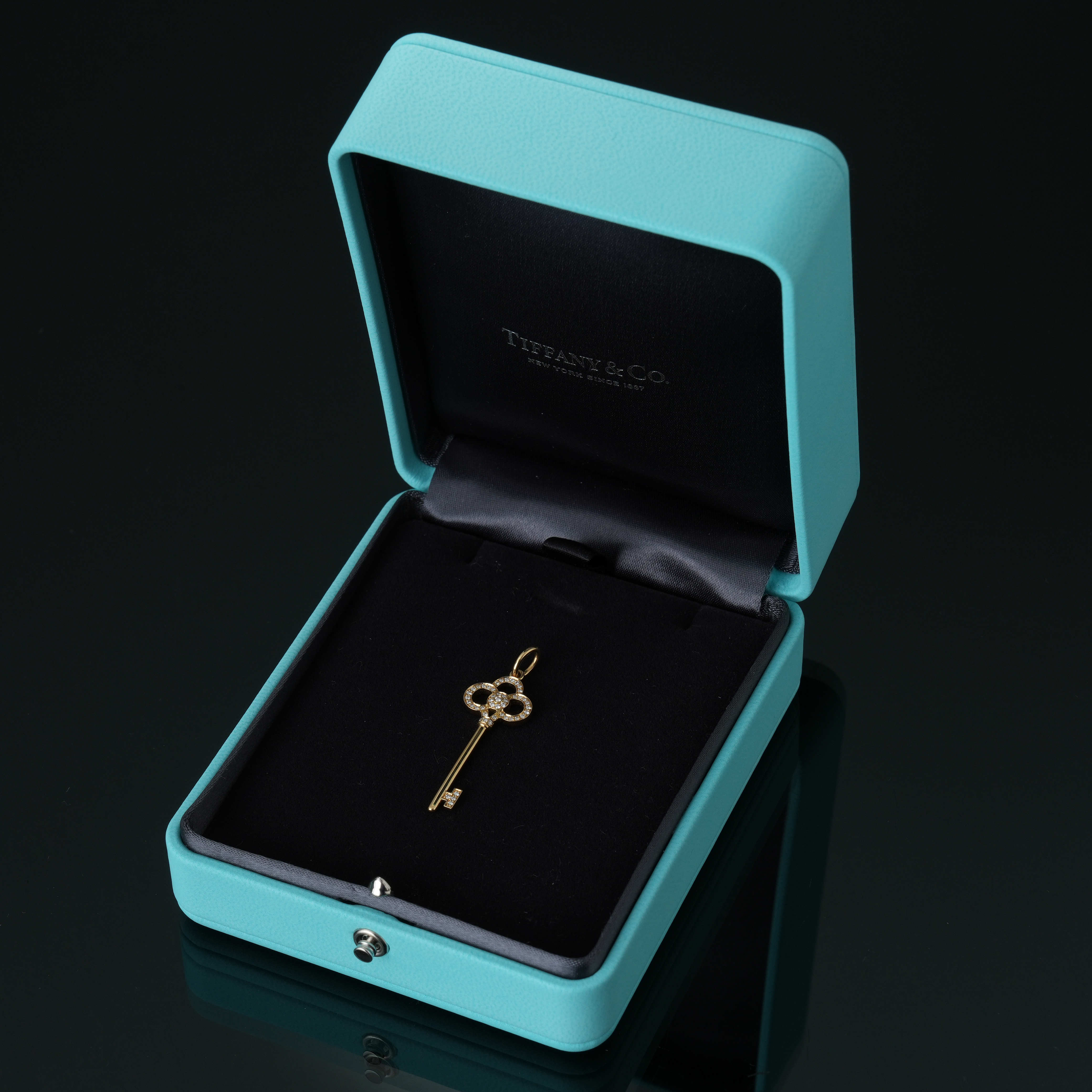 TIFFANY&CO(USED)티파니앤코 다이아몬드 크라운 키 펜던트