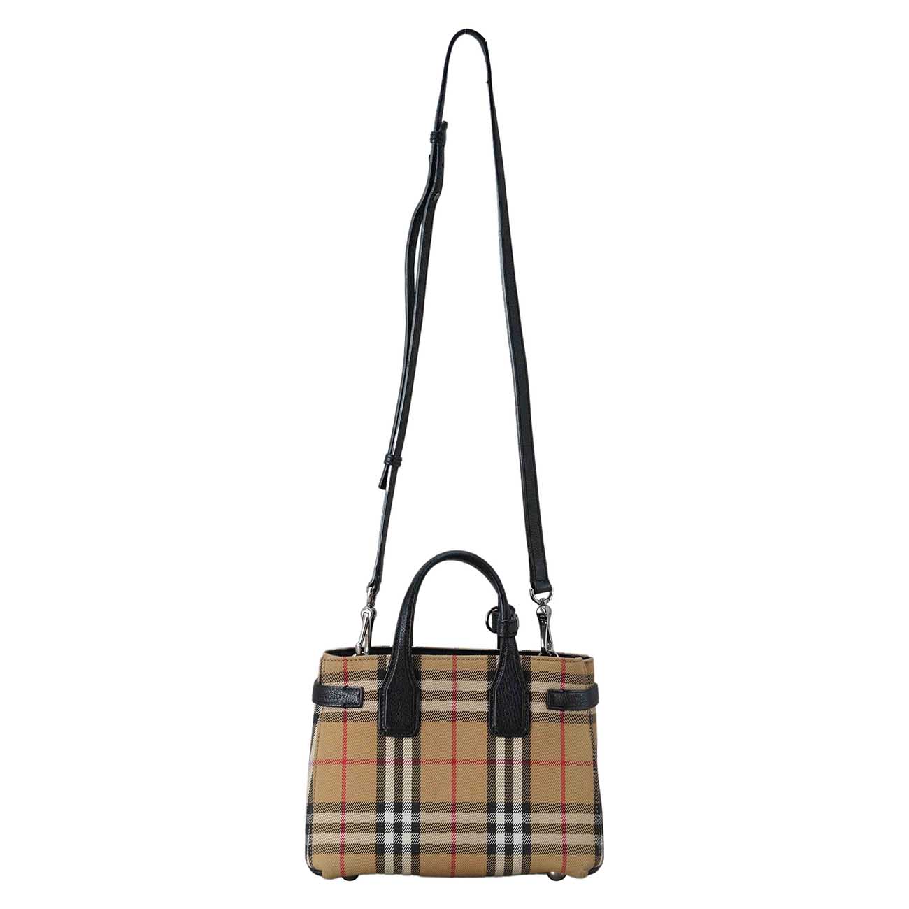 BURBERRY(USED)버버리 하우스체크 배너백 베이비 캉카스백화점