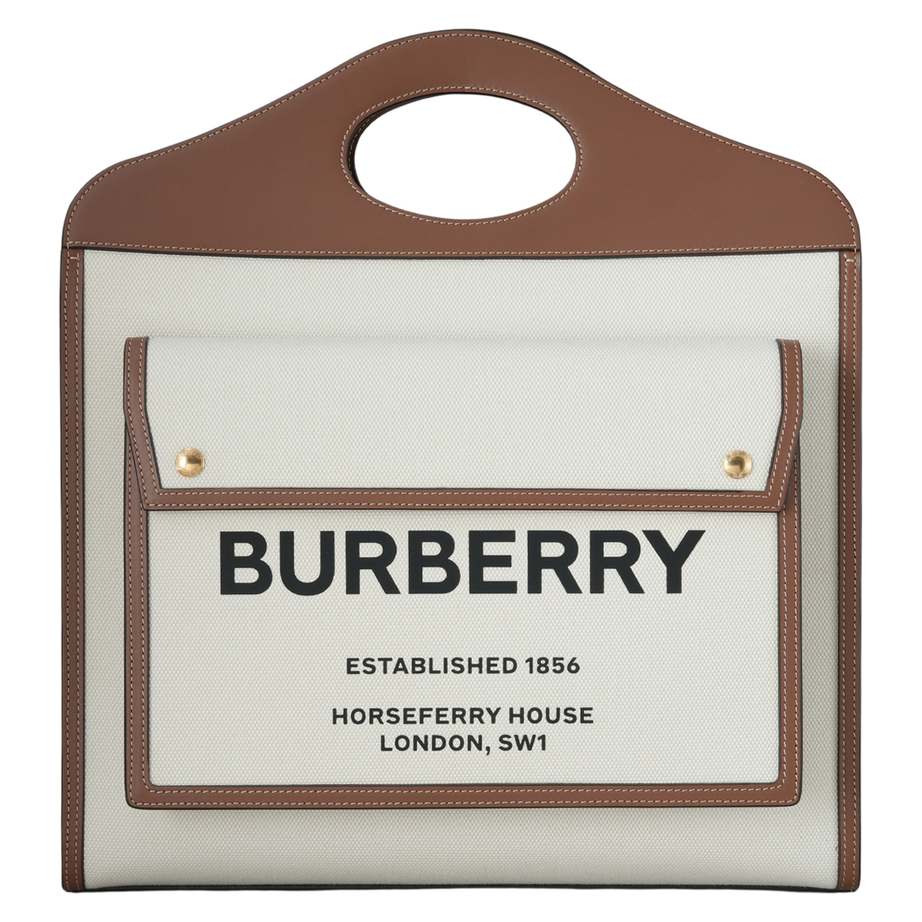 BURBERRY(USED)버버리 8031745 미디엄 투톤 포켓백