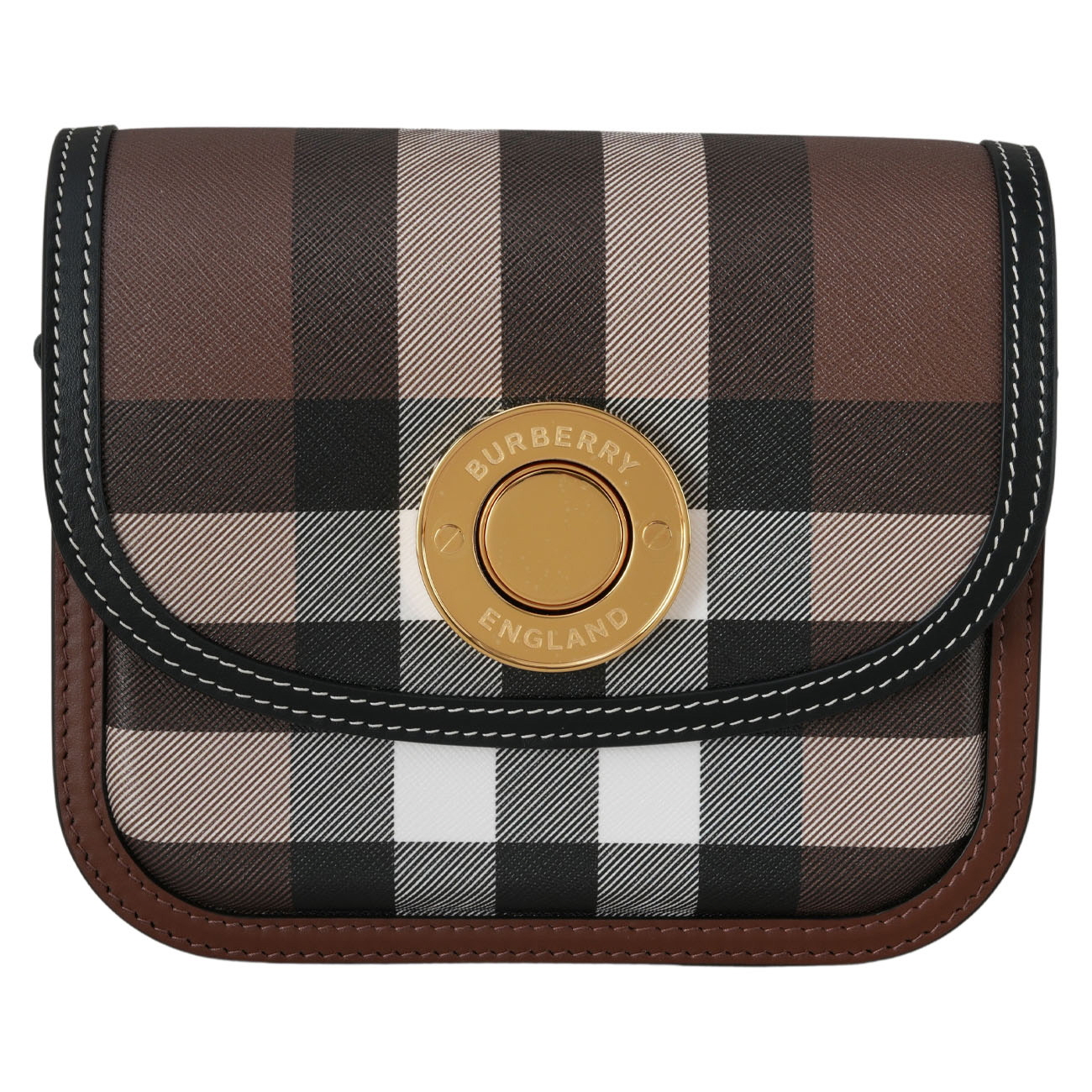 BURBERRY(USED)버버리 캔버스 레더 엘리자베스 크로스백
