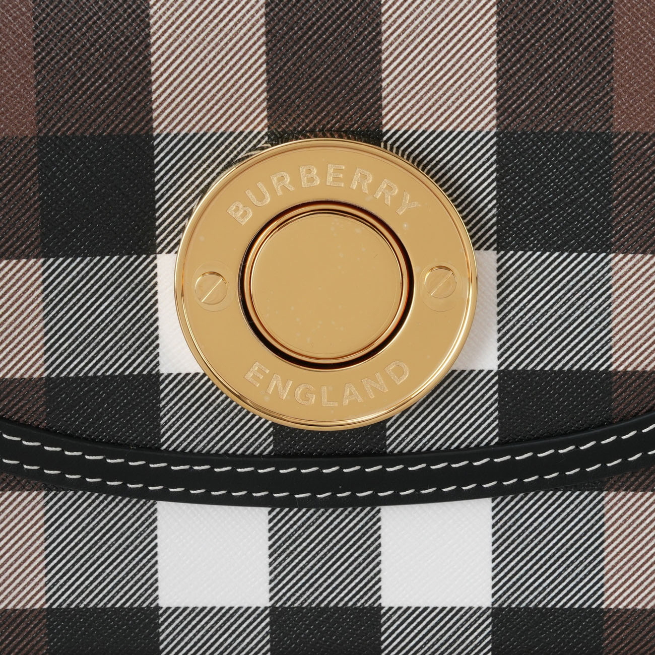 BURBERRY(USED)버버리 캔버스 레더 엘리자베스 크로스백