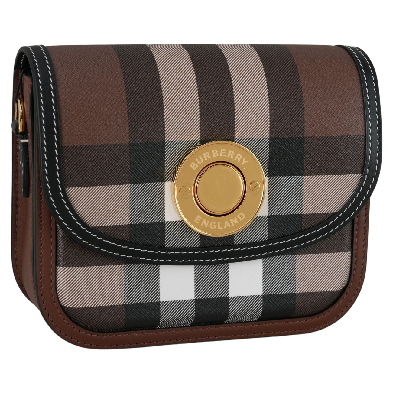 BURBERRY(USED)버버리 캔버스 레더 엘리자베스 크로스백