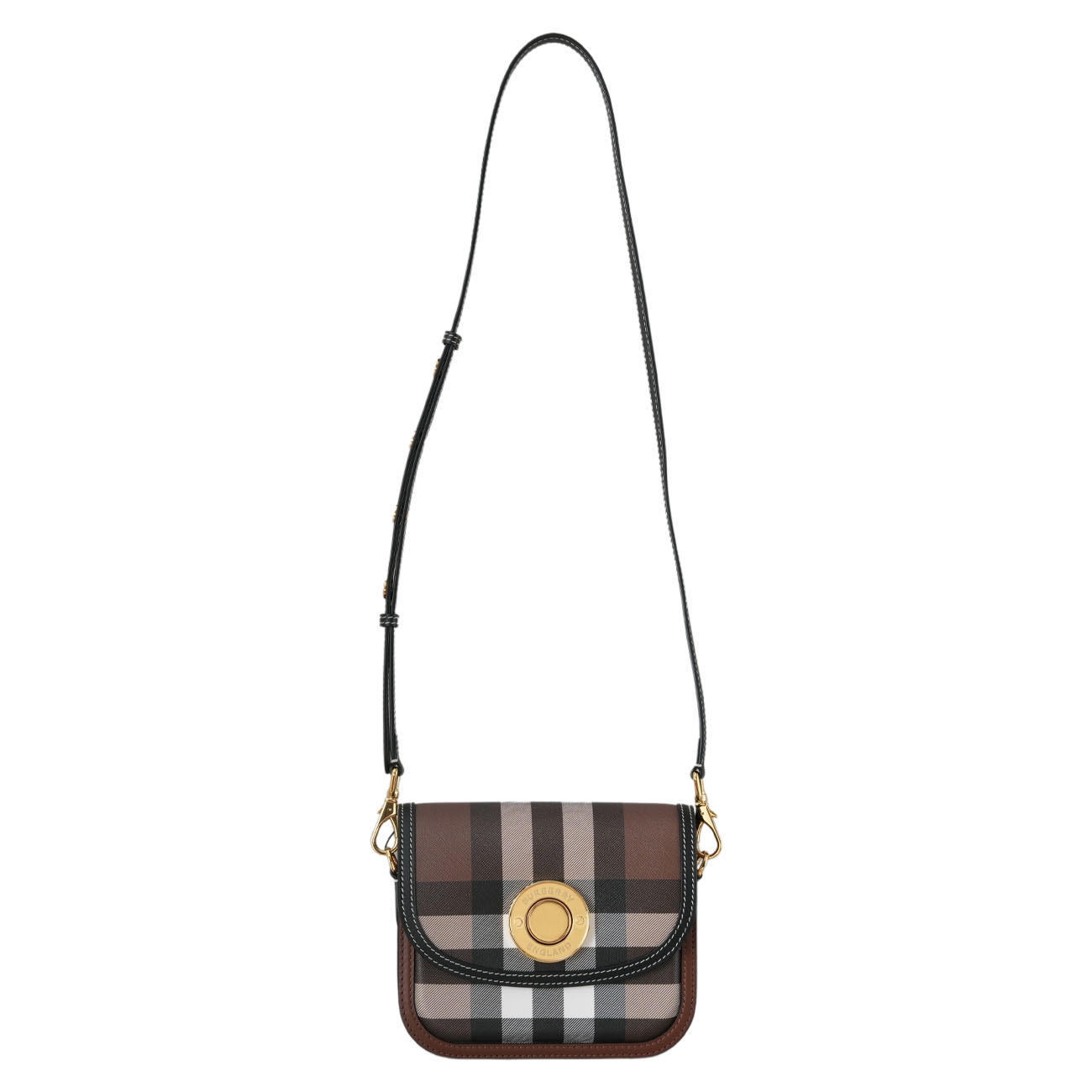BURBERRY(USED)버버리 캔버스 레더 엘리자베스 크로스백