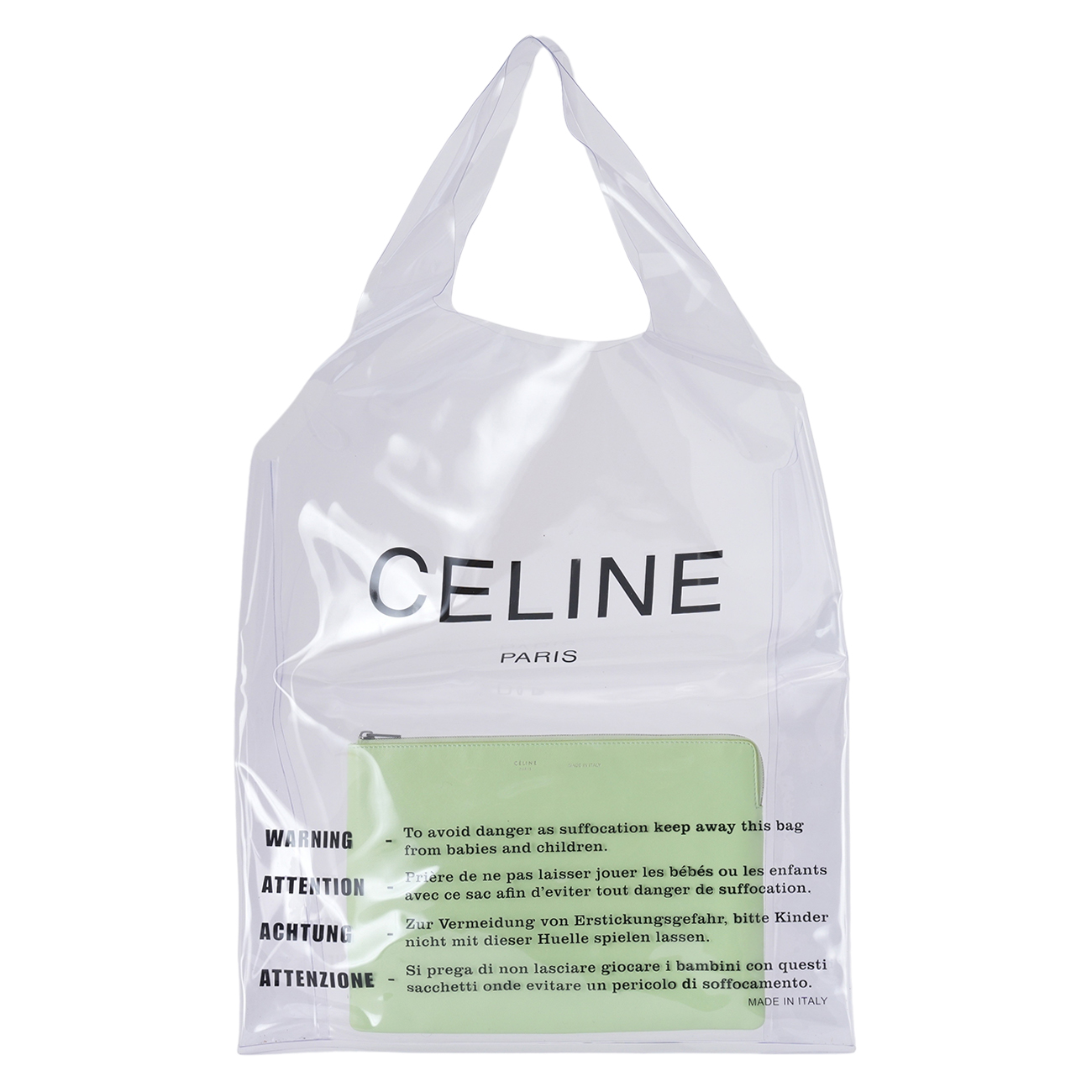 CELINE(USED)셀린느 PVC 투명백 & 파우치