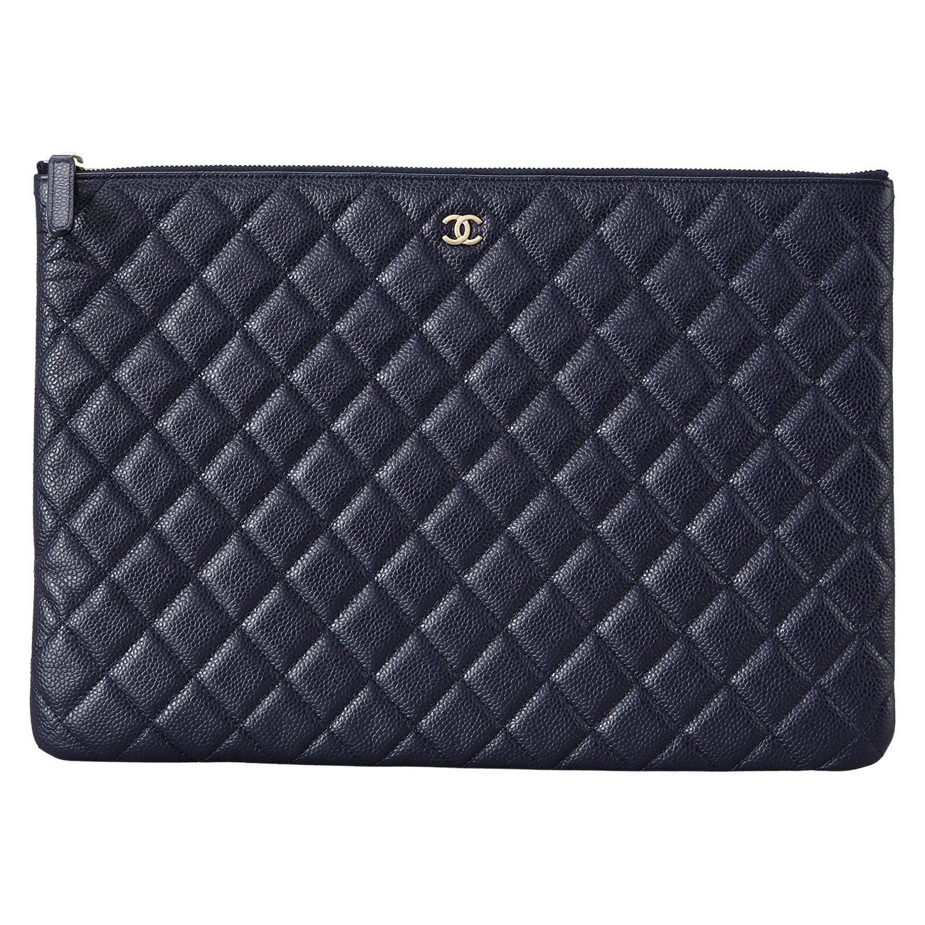 CHANEL(USED)샤넬 캐비어 클래식 클러치 라지