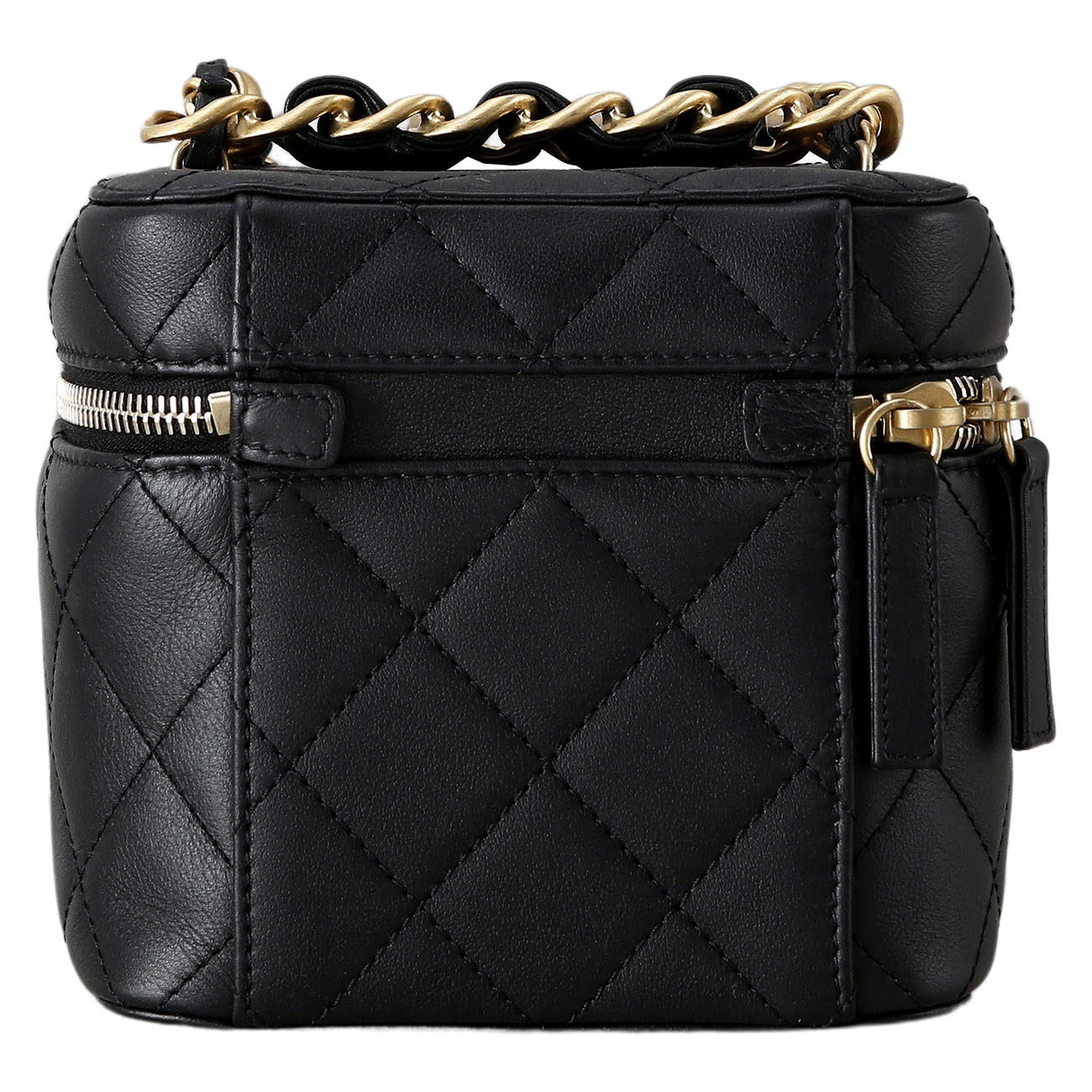 CHANEL(USED)샤넬 시즌 베니티 탑핸들 블랙