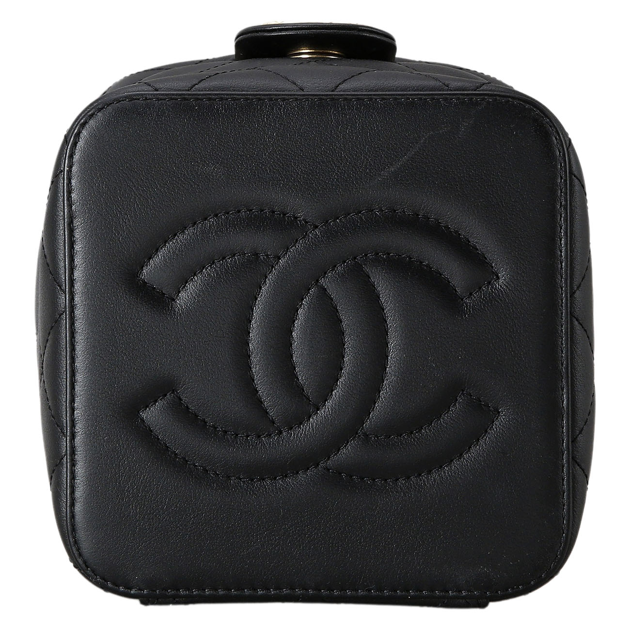 CHANEL(USED)샤넬 시즌 베니티 탑핸들 블랙