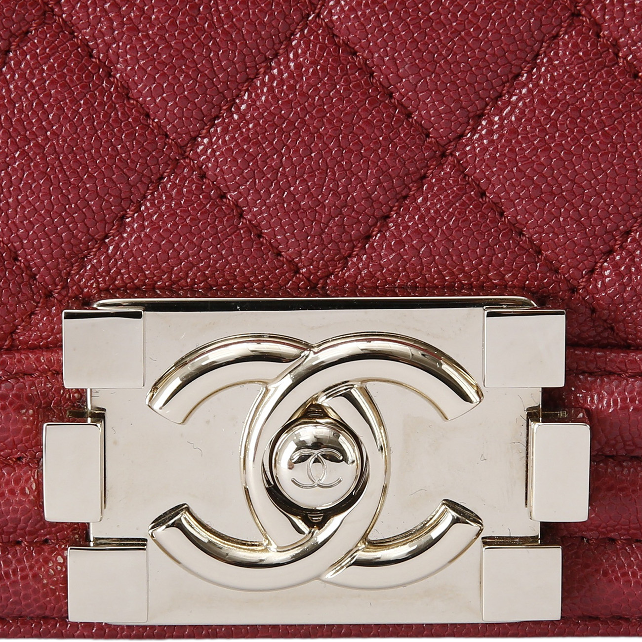 CHANEL(USED)샤넬 보이샤넬 캐비어 미듐