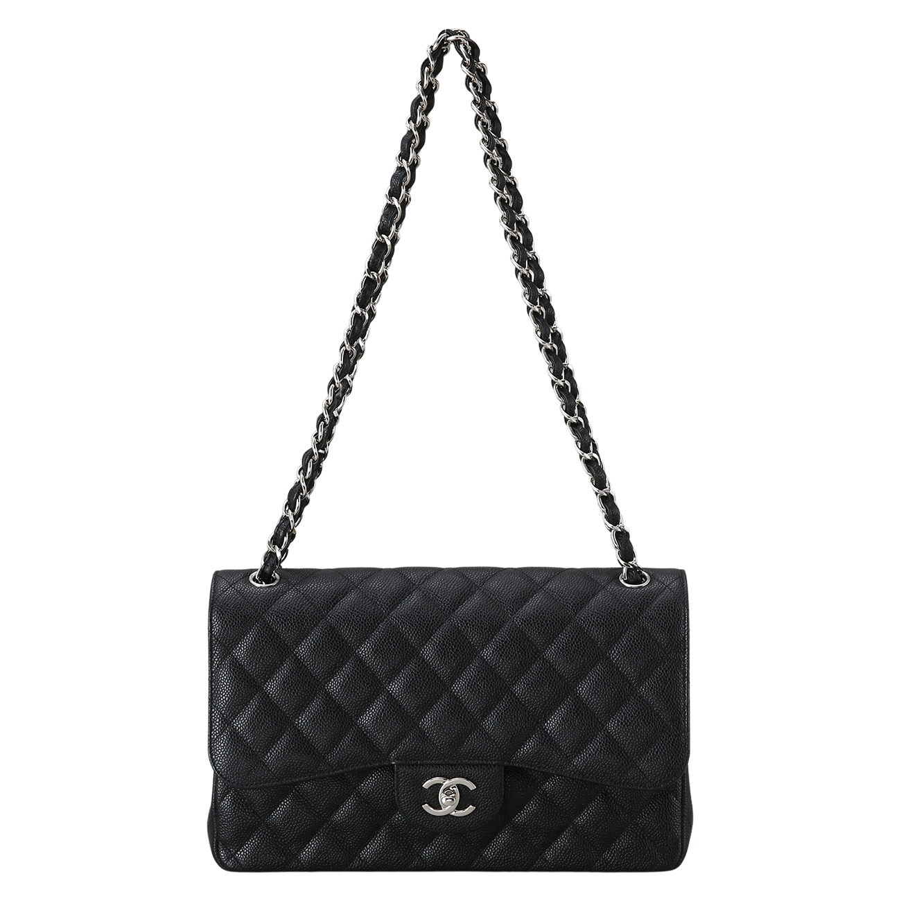 CHANEL(USED)샤넬 캐비어 클래식 라지 플랩백