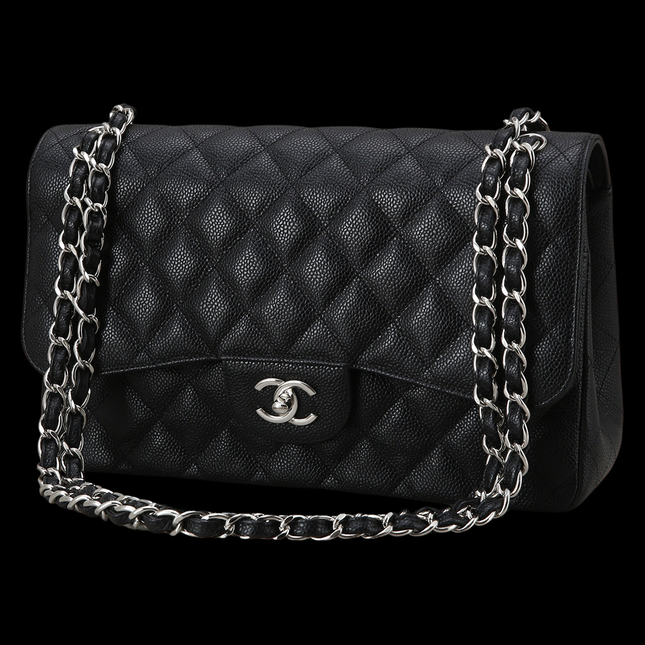 CHANEL(USED)샤넬 캐비어 클래식 라지 플랩백