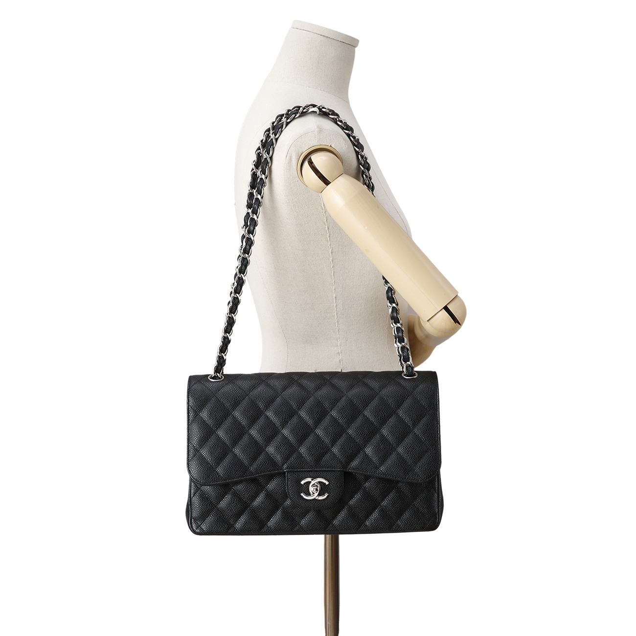 CHANEL(USED)샤넬 캐비어 클래식 라지 플랩백