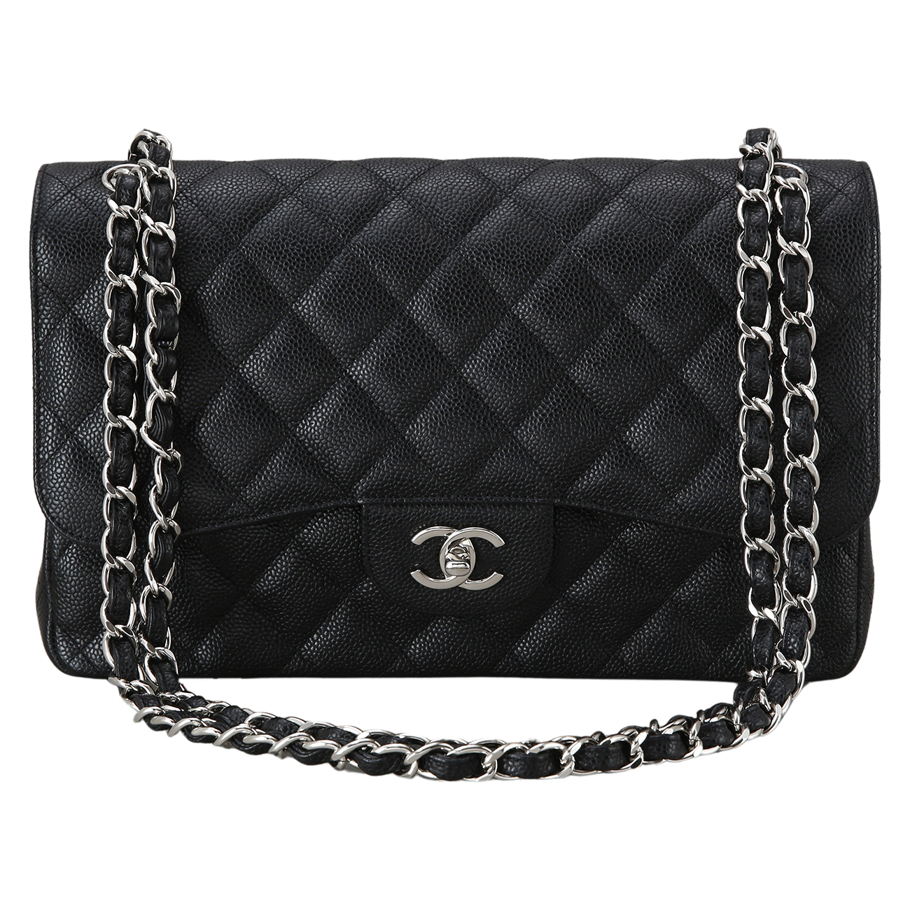 CHANEL(USED)샤넬 캐비어 클래식 라지 플랩백