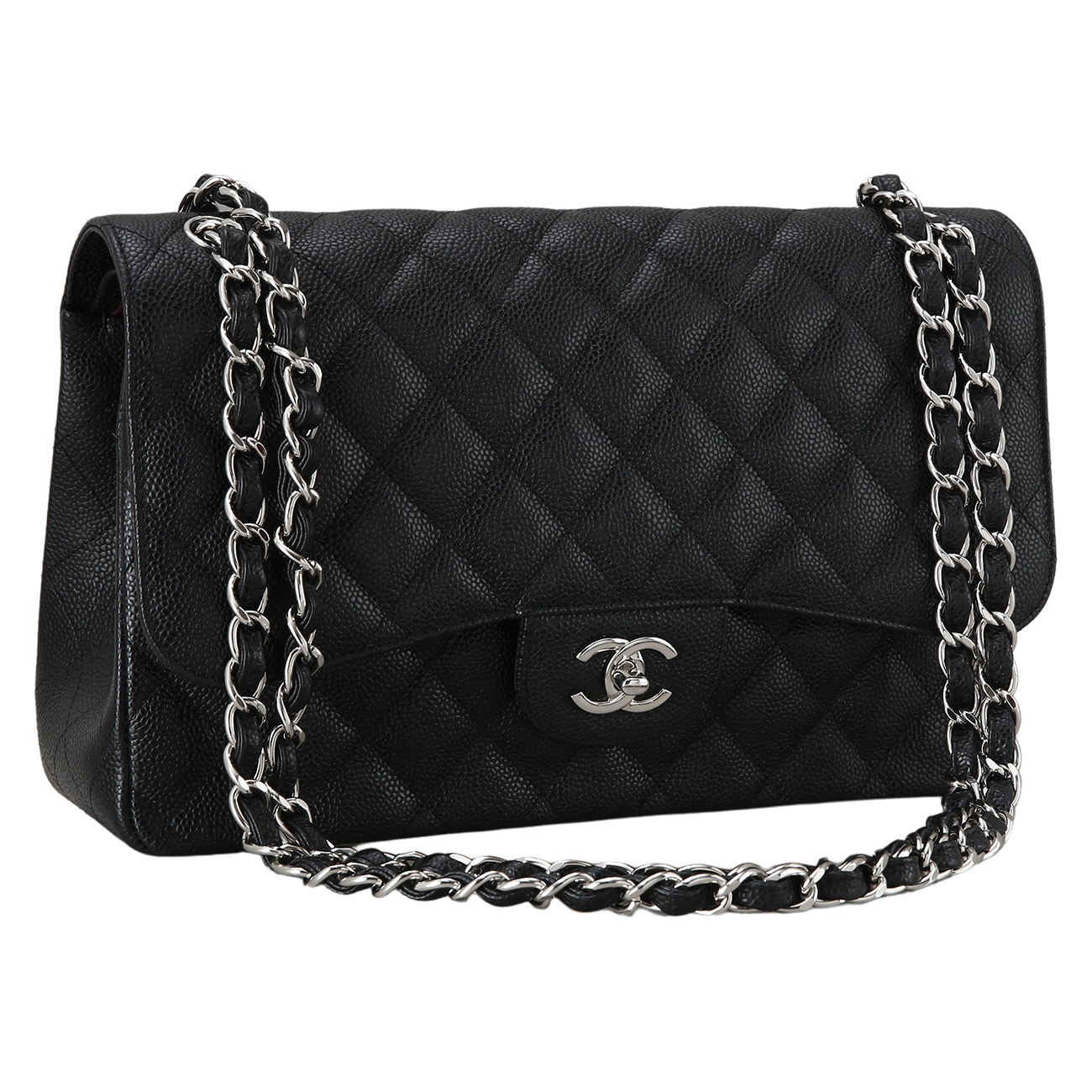 CHANEL(USED)샤넬 캐비어 클래식 라지 플랩백