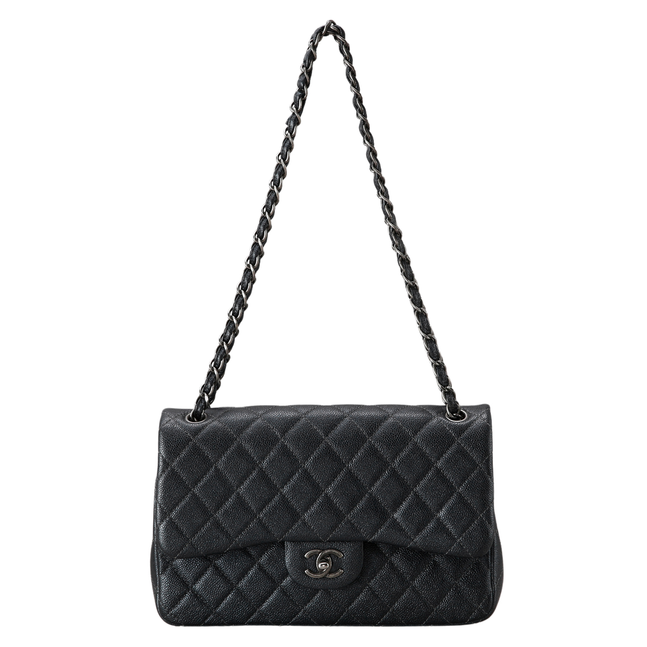 CHANEL(USED)샤넬 클래식 캐비어 라지 플랩백