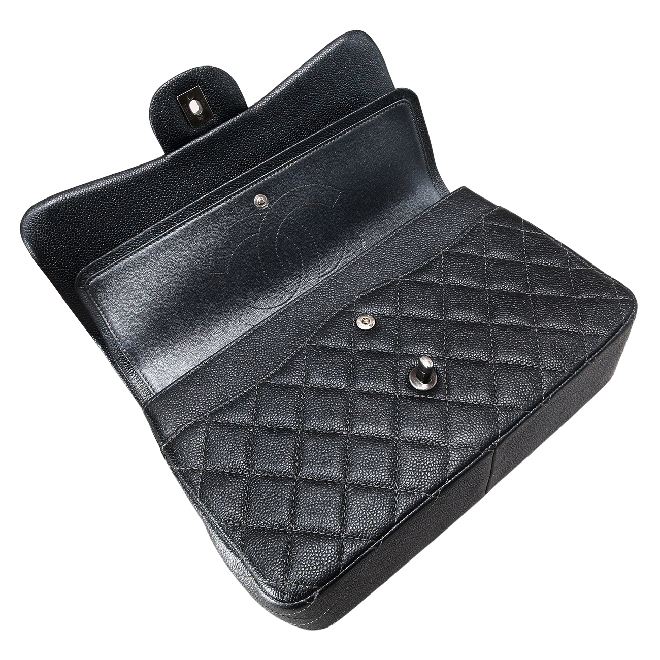 CHANEL(USED)샤넬 클래식 캐비어 라지 플랩백