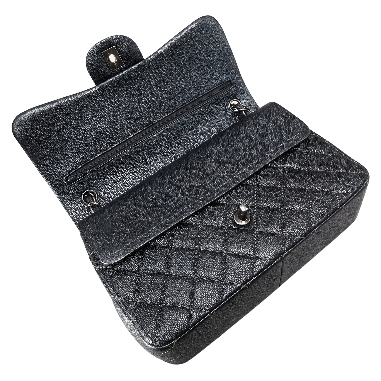 CHANEL(USED)샤넬 클래식 캐비어 라지 플랩백