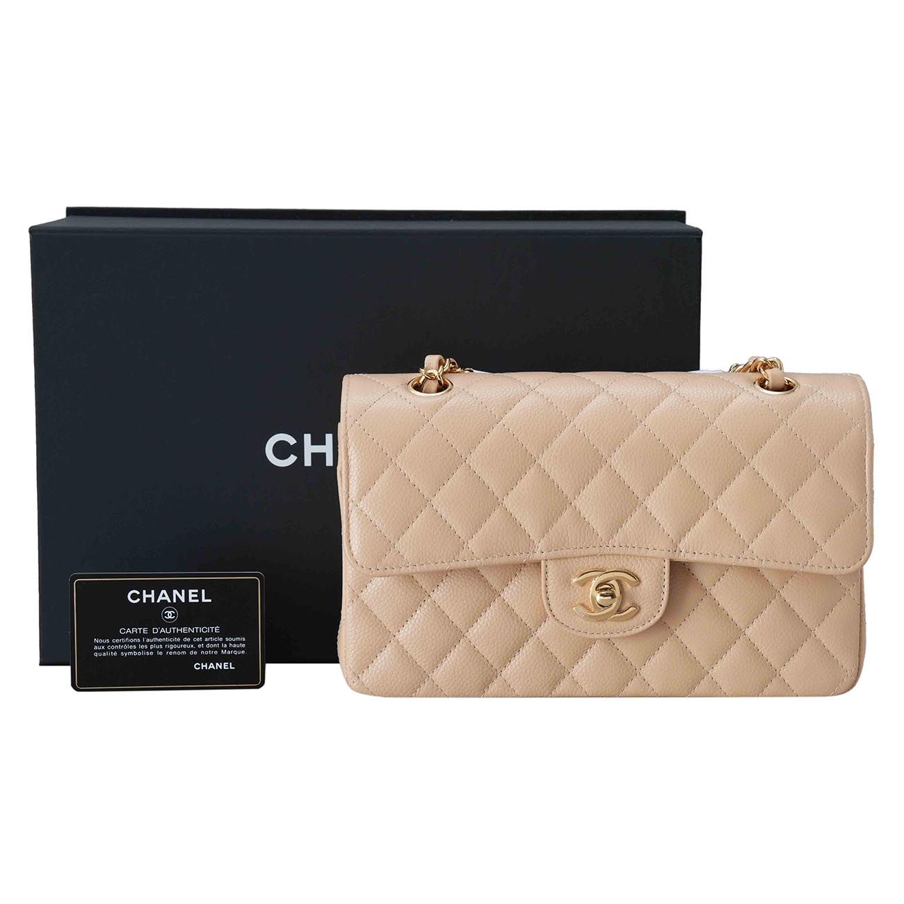 CHANEL(USED)샤넬 캐비어 클래식 스몰 플랩백