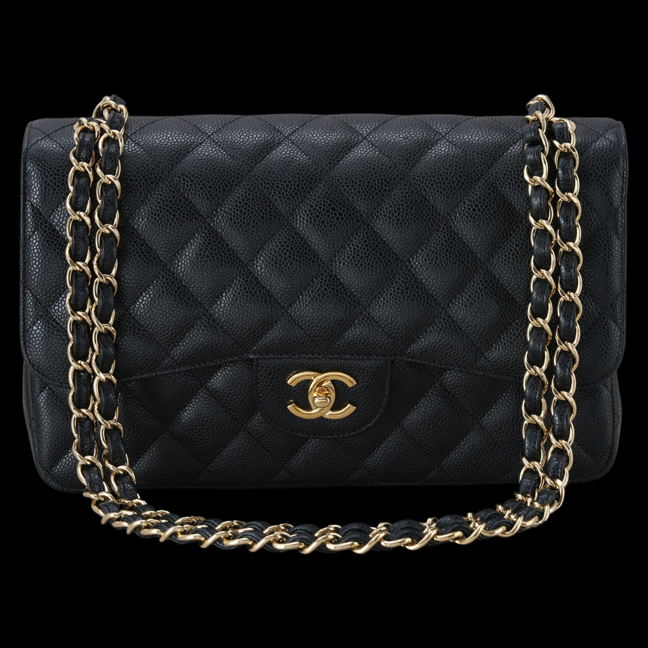 CHANEL(USED)샤넬 캐비어 클래식 라지 플랩백