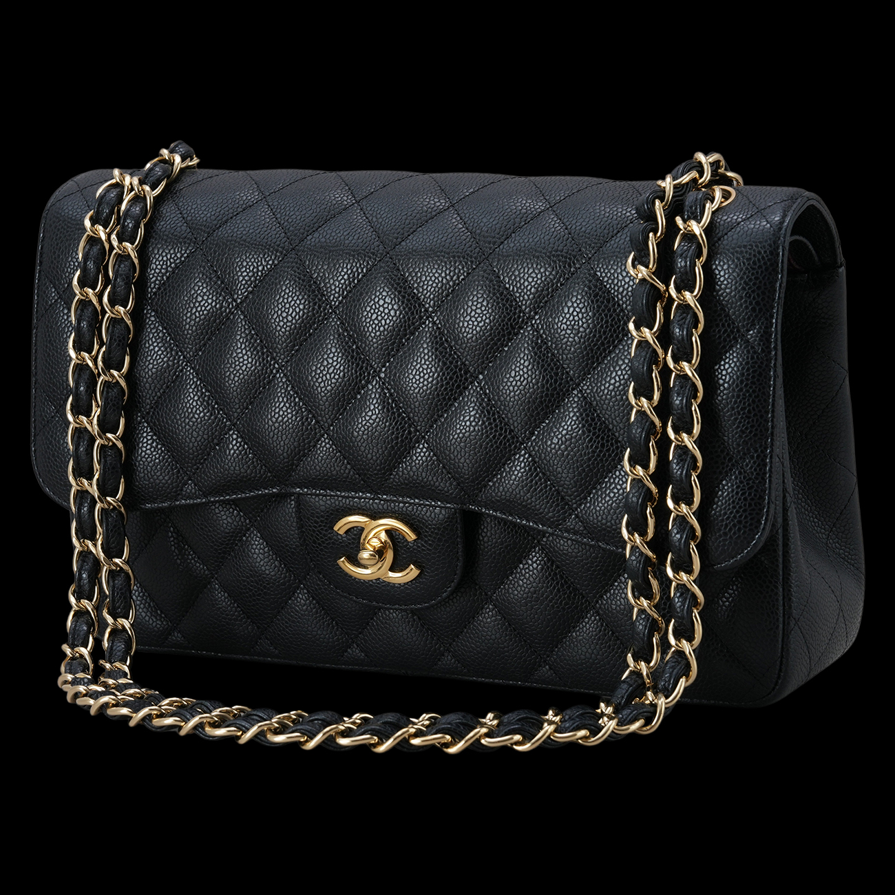 CHANEL(USED)샤넬 캐비어 클래식 라지 플랩백