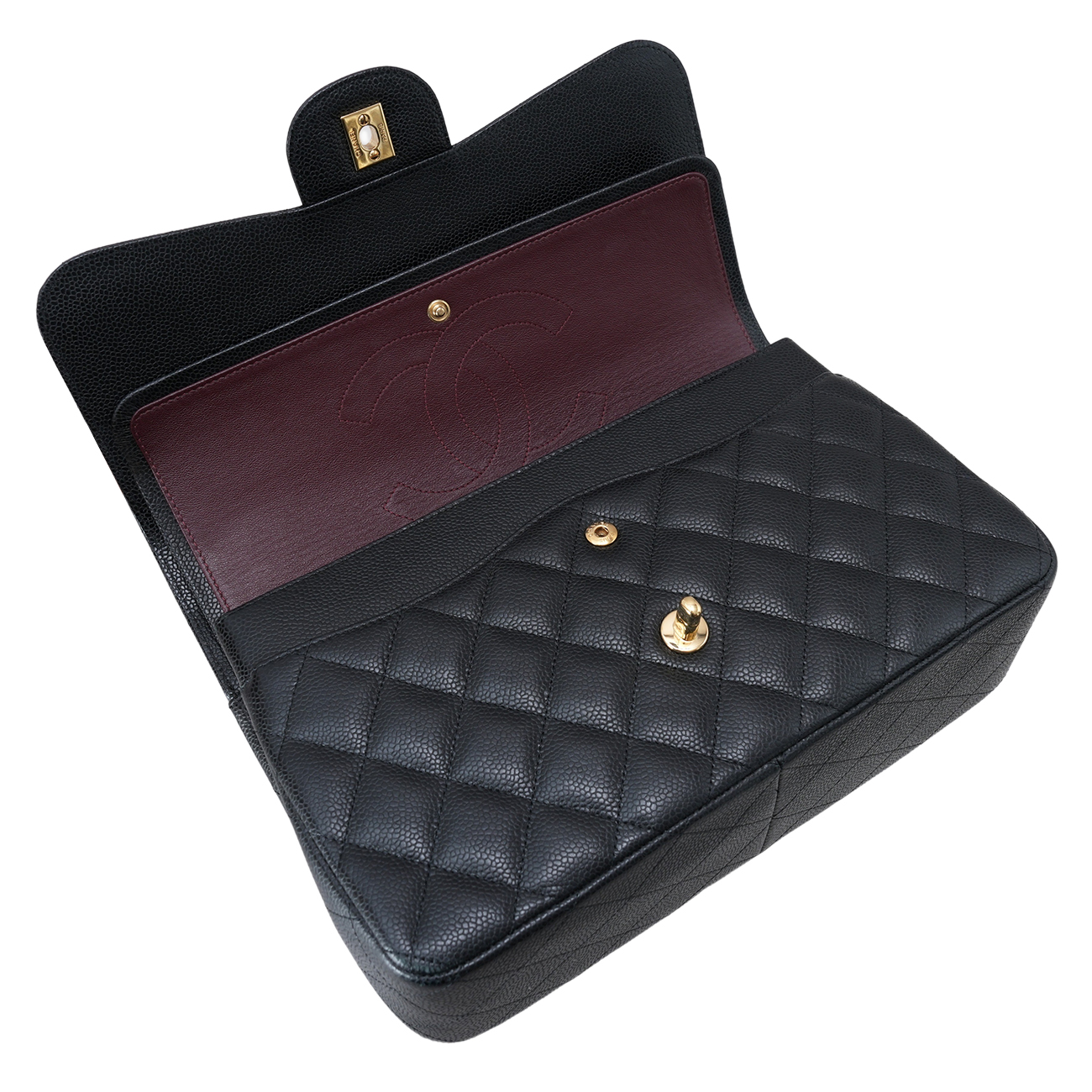 CHANEL(USED)샤넬 캐비어 클래식 라지 플랩백