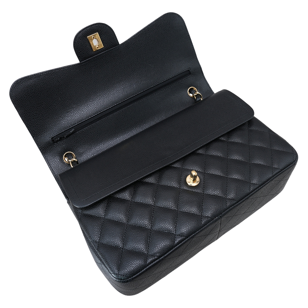 CHANEL(USED)샤넬 캐비어 클래식 라지 플랩백