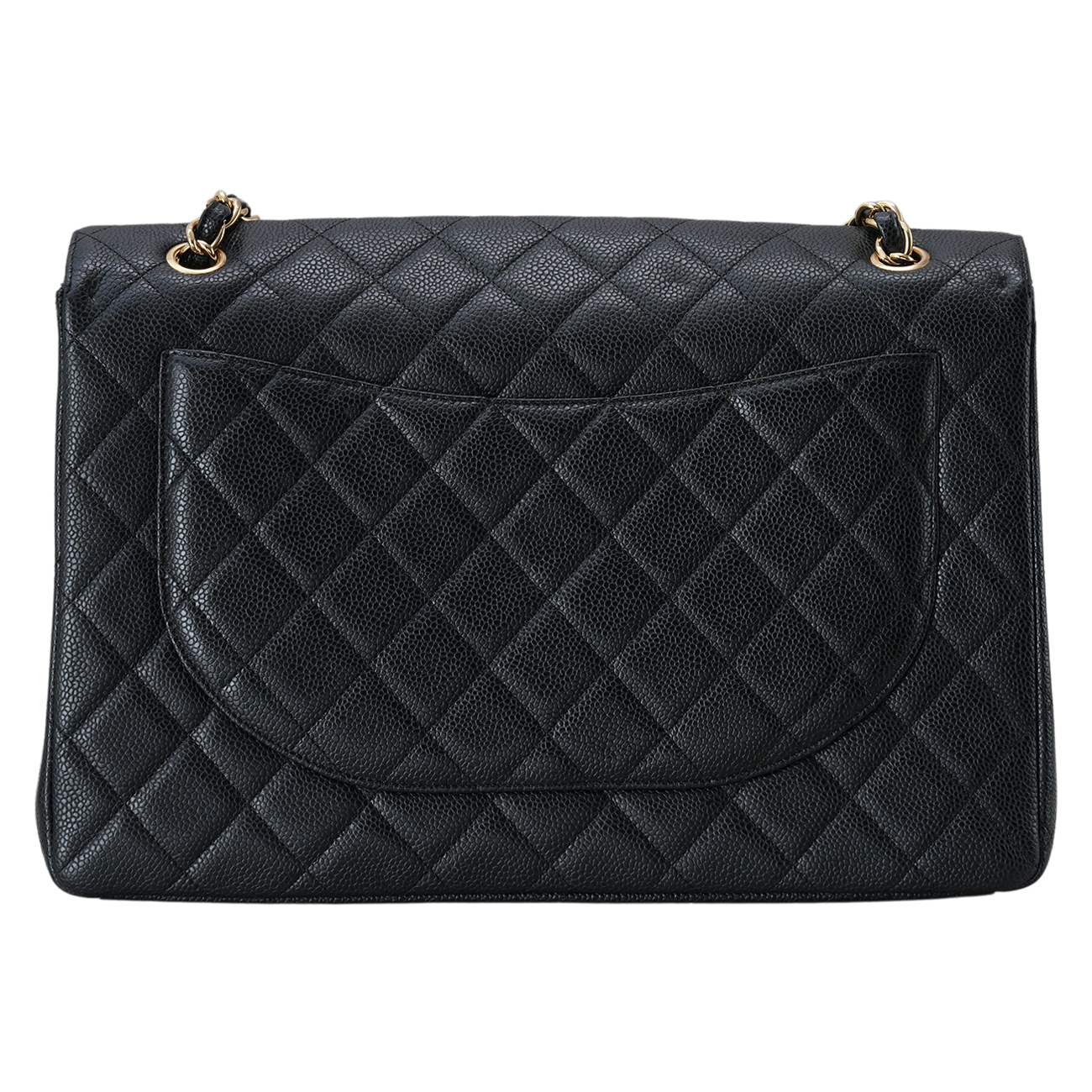 CHANEL(USED)샤넬 클래식 캐비어 맥시