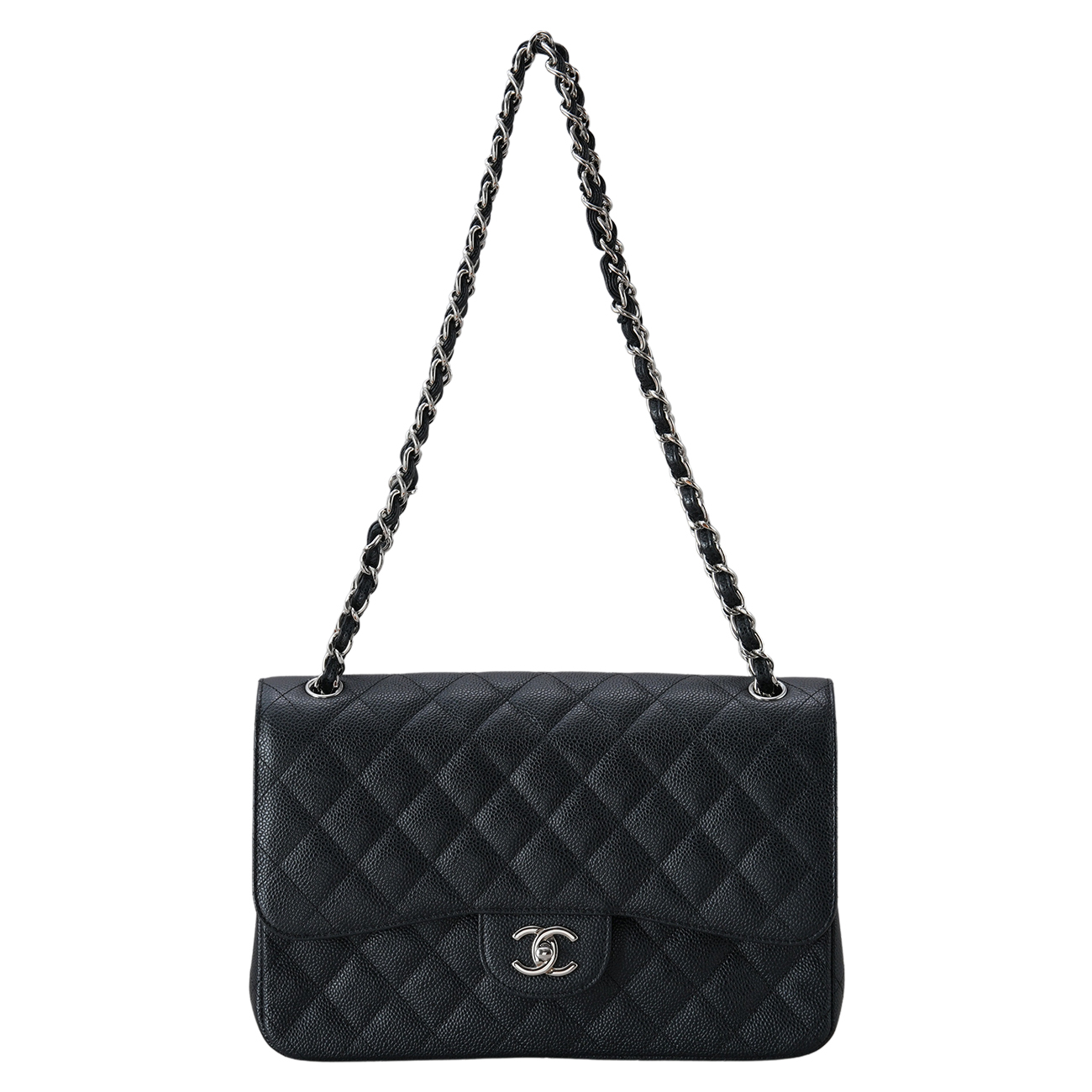 CHANEL(USED)샤넬 캐비어 클래식 점보 플랩백