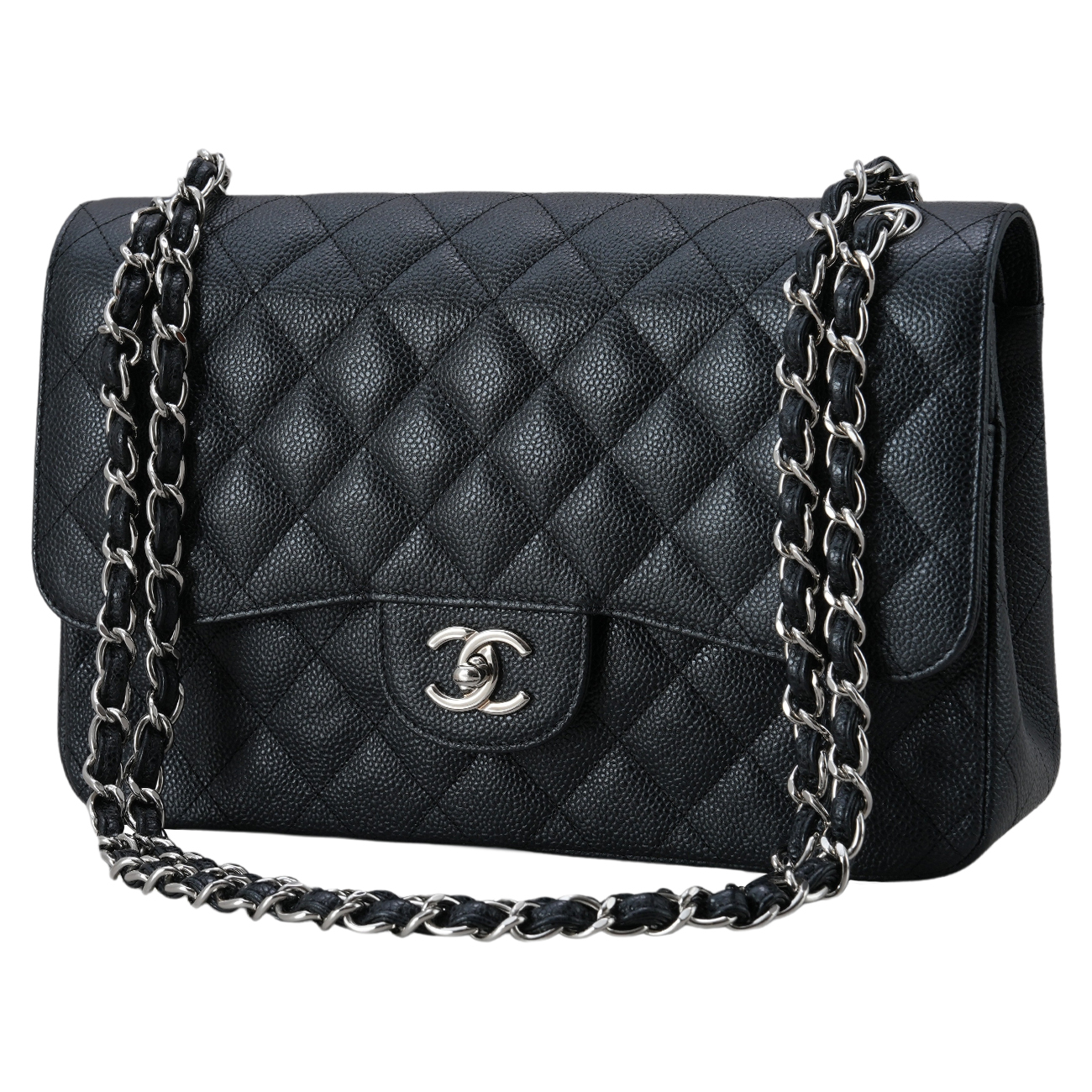 CHANEL(USED)샤넬 캐비어 클래식 점보 플랩백