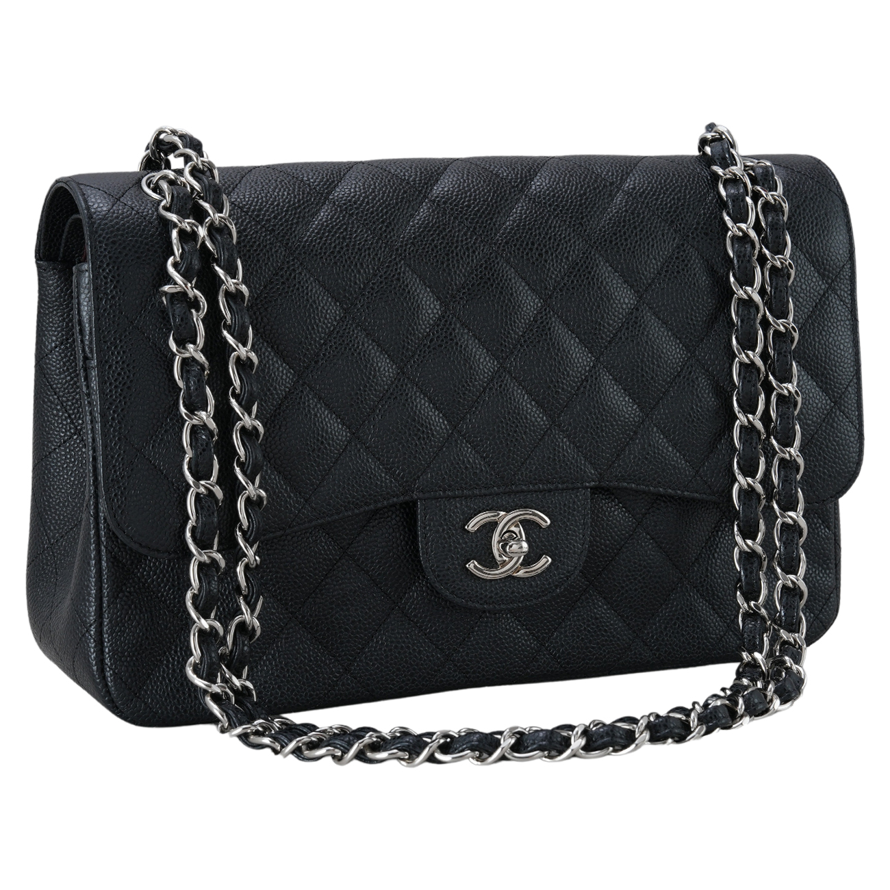 CHANEL(USED)샤넬 캐비어 클래식 점보 플랩백