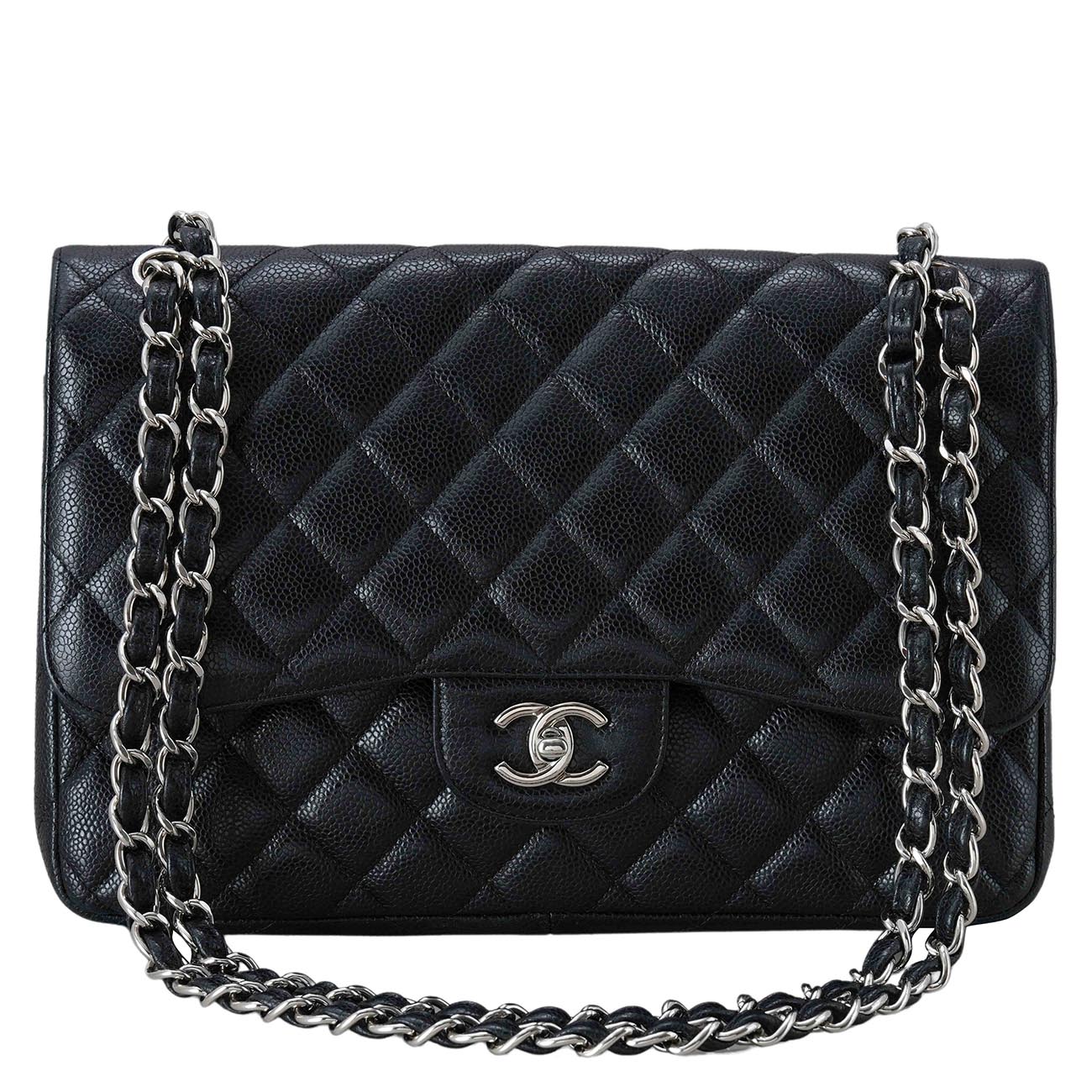 CHANEL(USED)샤넬 캐비어 클래식 라지 플랩백