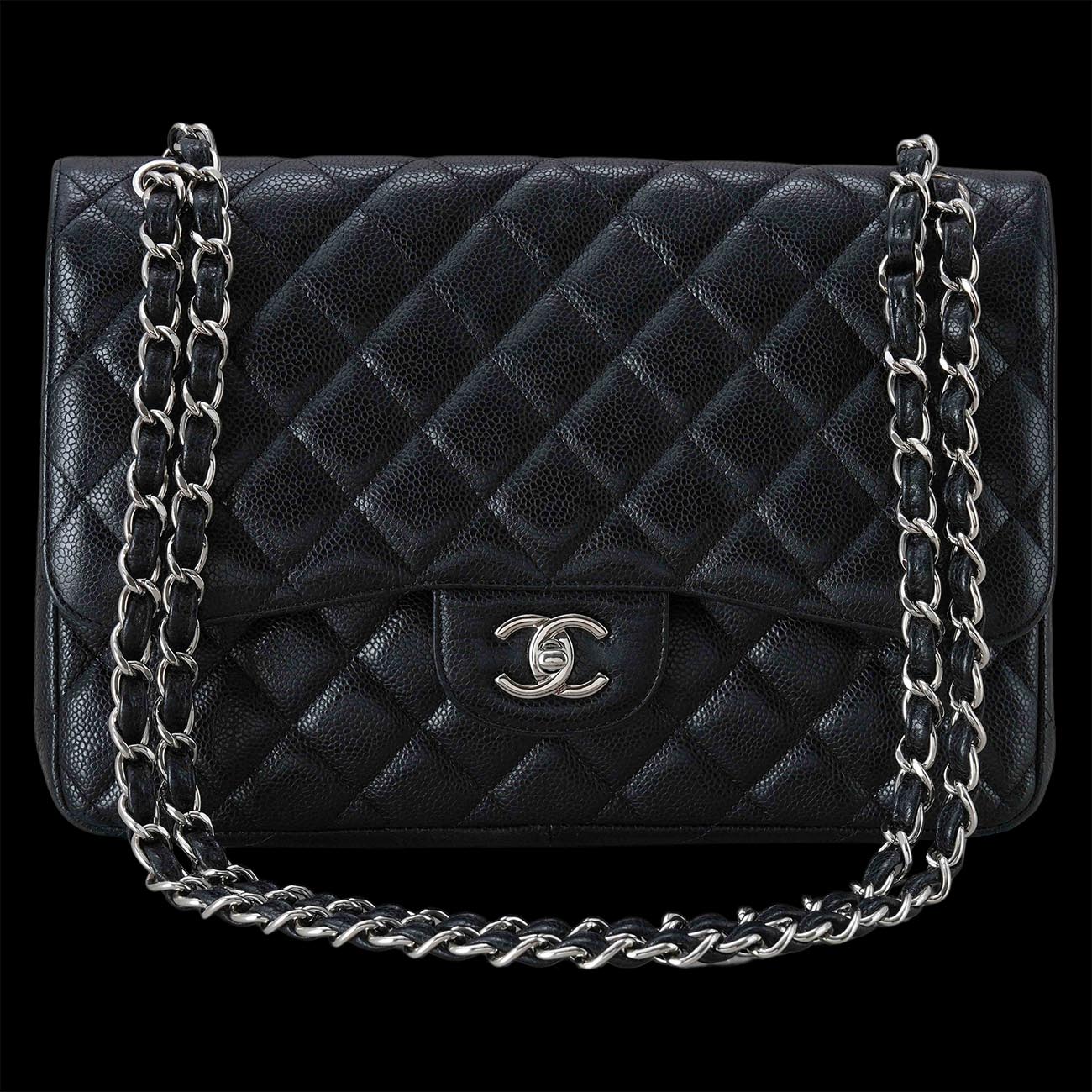 CHANEL(USED)샤넬 캐비어 클래식 라지 플랩백