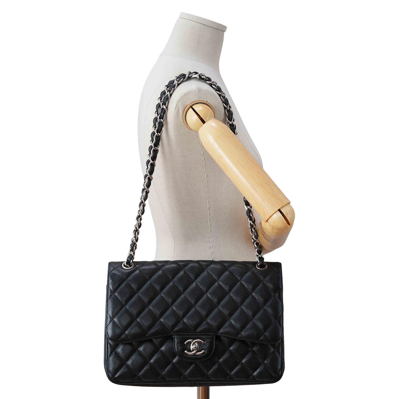 CHANEL(USED)샤넬 캐비어 클래식 라지 플랩백