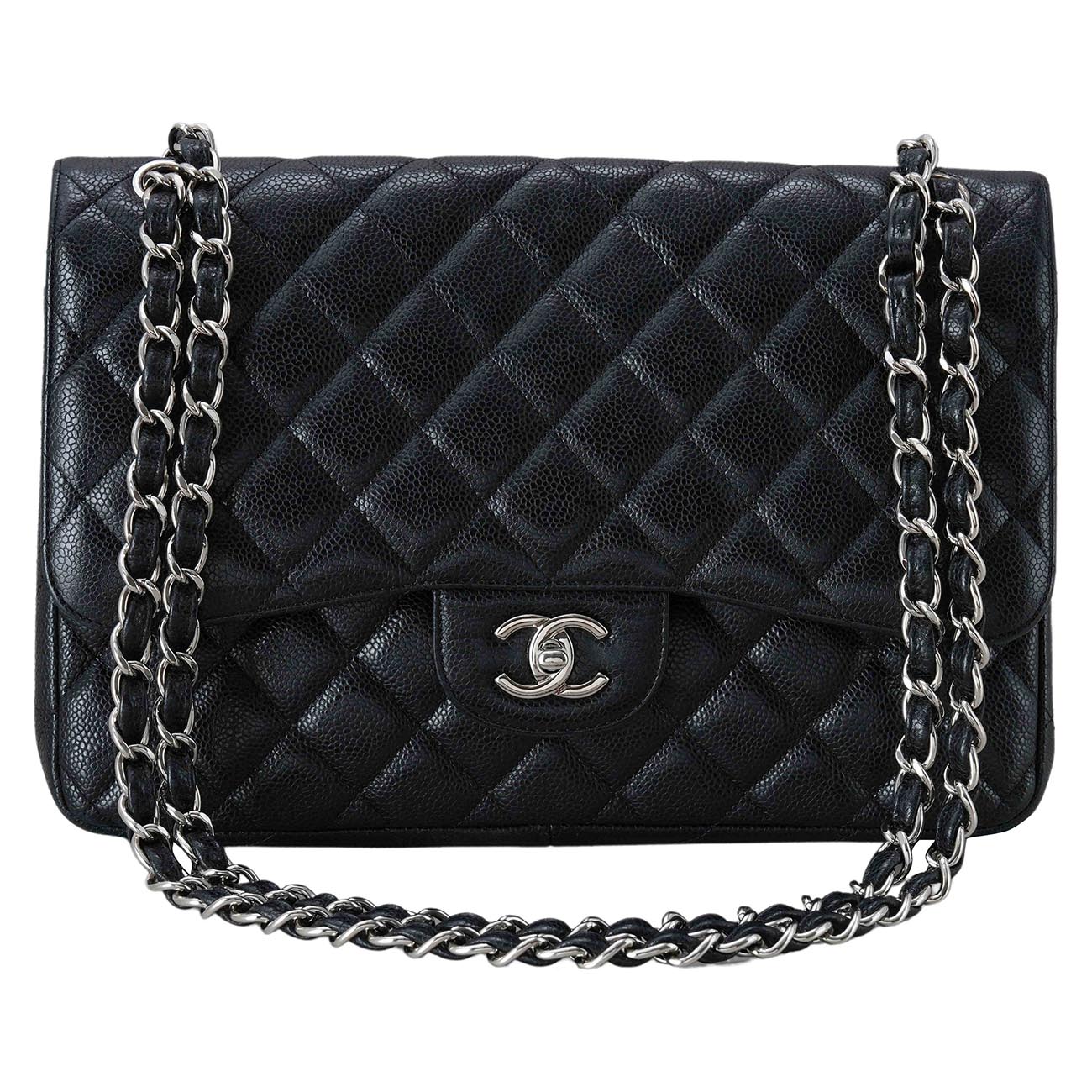 CHANEL(USED)샤넬 캐비어 클래식 라지 플랩백