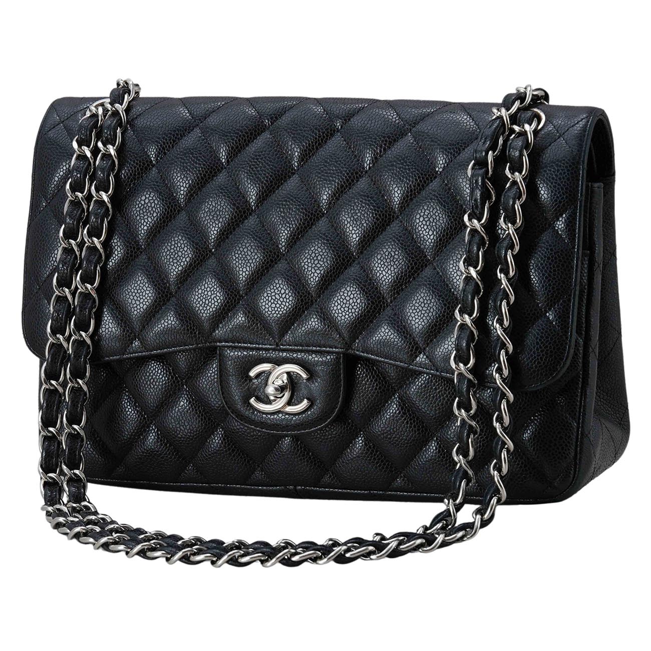 CHANEL(USED)샤넬 캐비어 클래식 라지 플랩백
