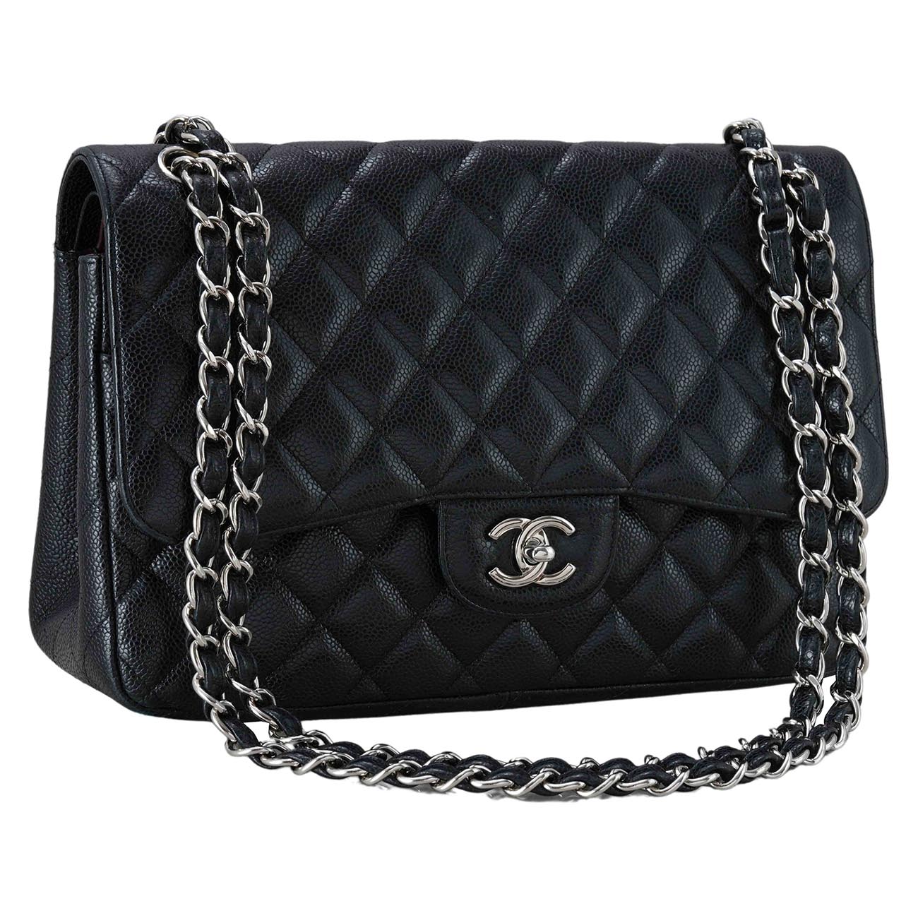 CHANEL(USED)샤넬 캐비어 클래식 라지 플랩백