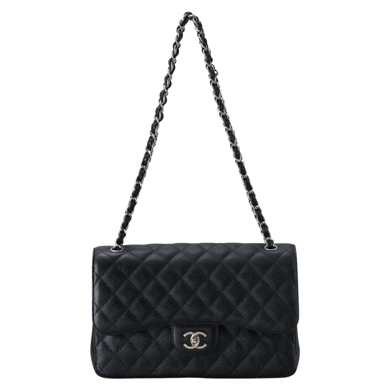 CHANEL(USED)샤넬 클래식 캐비어 점보