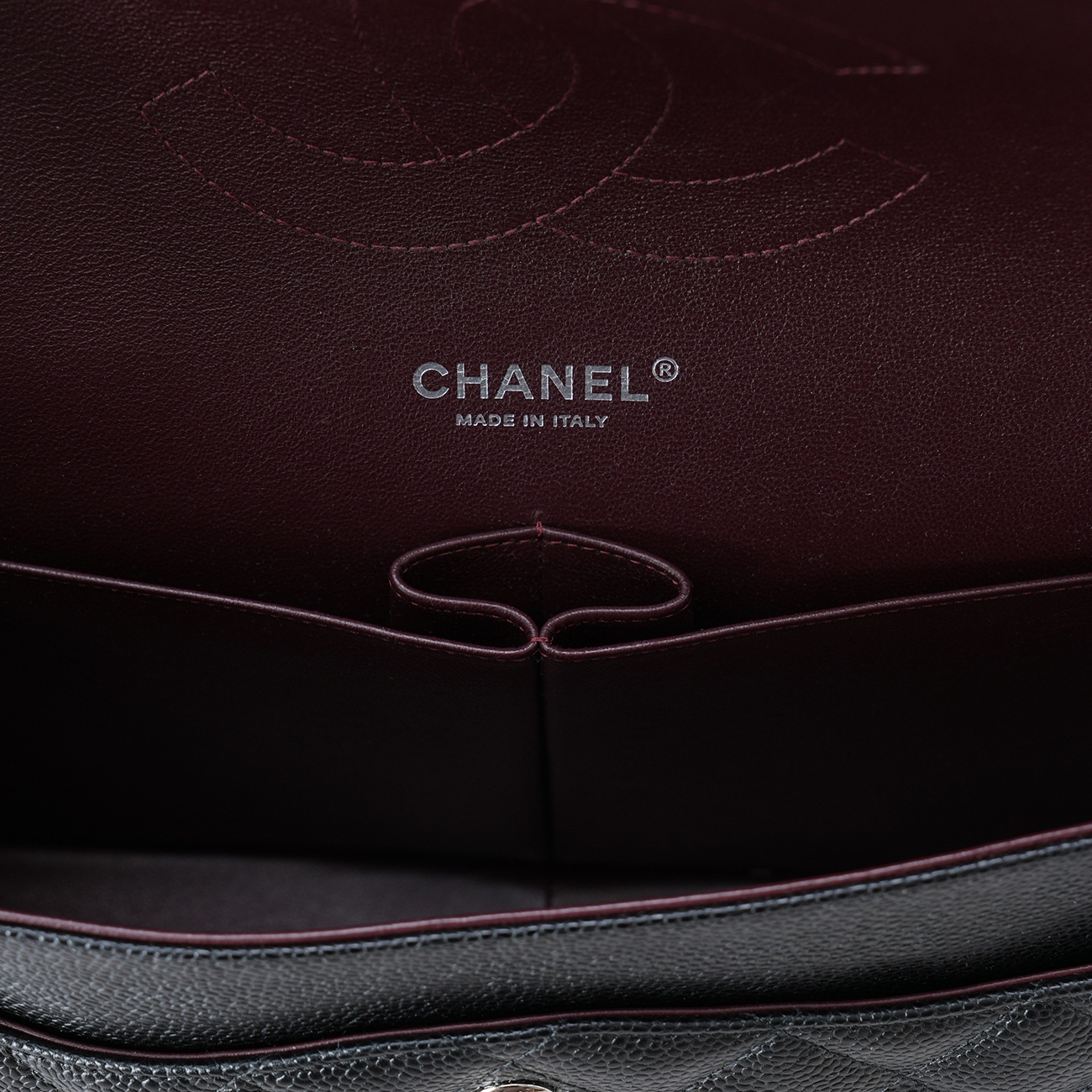 CHANEL(USED)샤넬 클래식 캐비어 점보