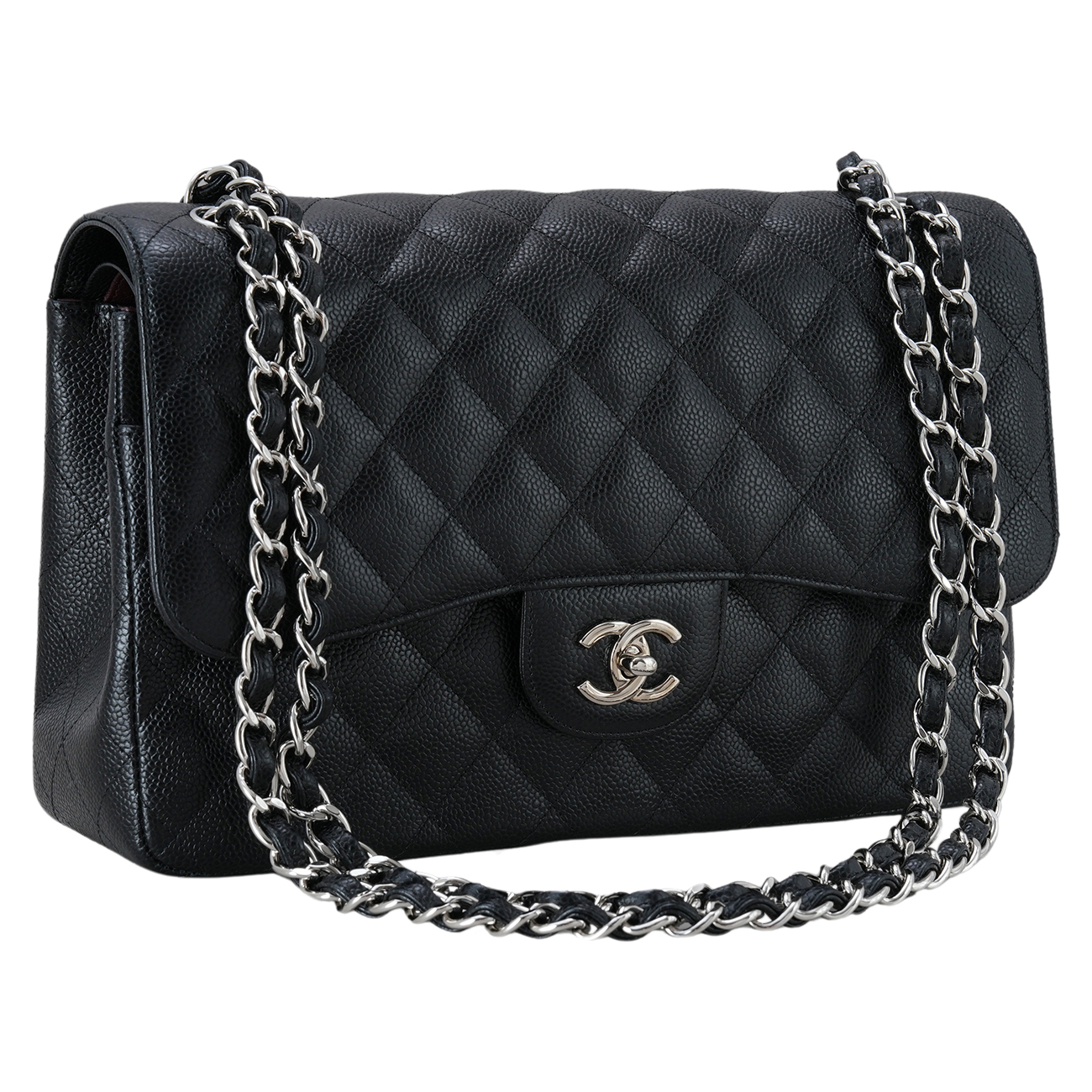 CHANEL(USED)샤넬 클래식 캐비어 점보