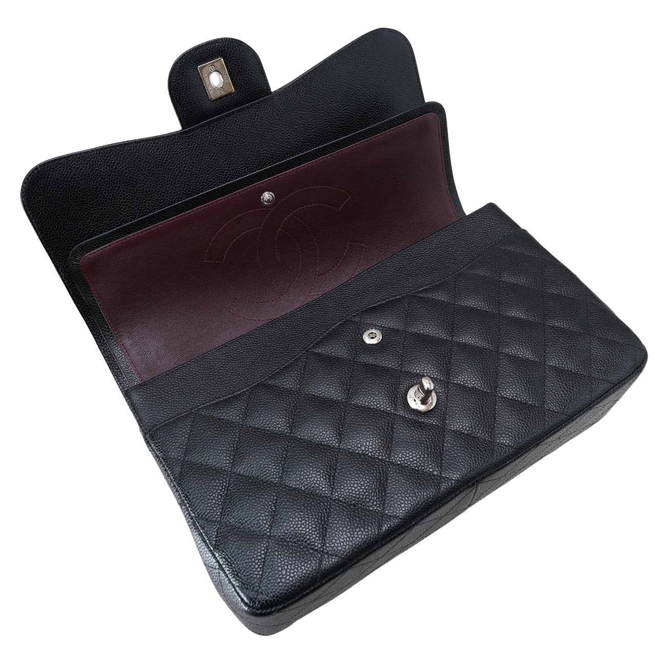 CHANEL(USED)샤넬 클래식 캐비어 점보