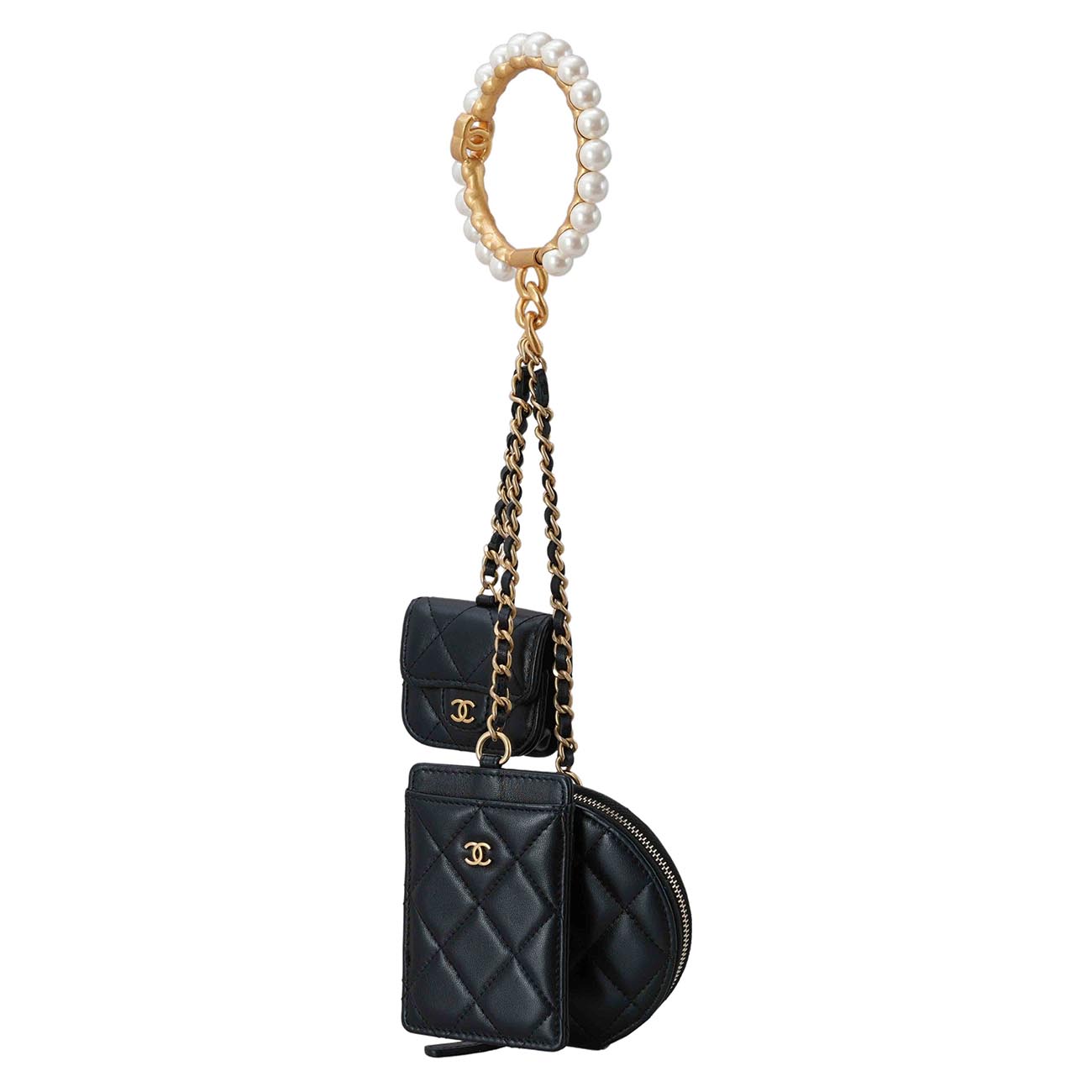 CHANEL(USED)샤넬 진주 핸들 오거나이저