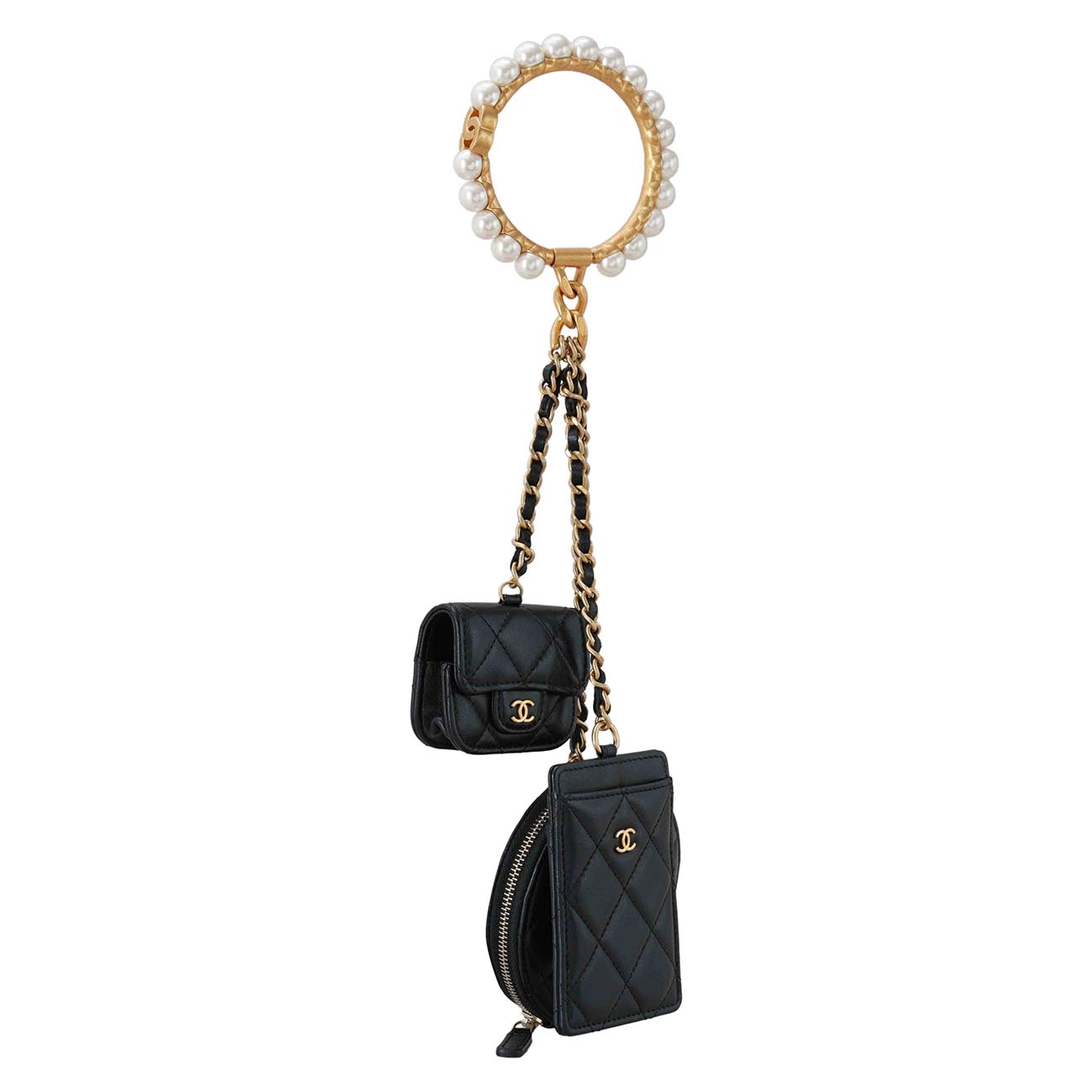 CHANEL(USED)샤넬 진주 핸들 오거나이저
