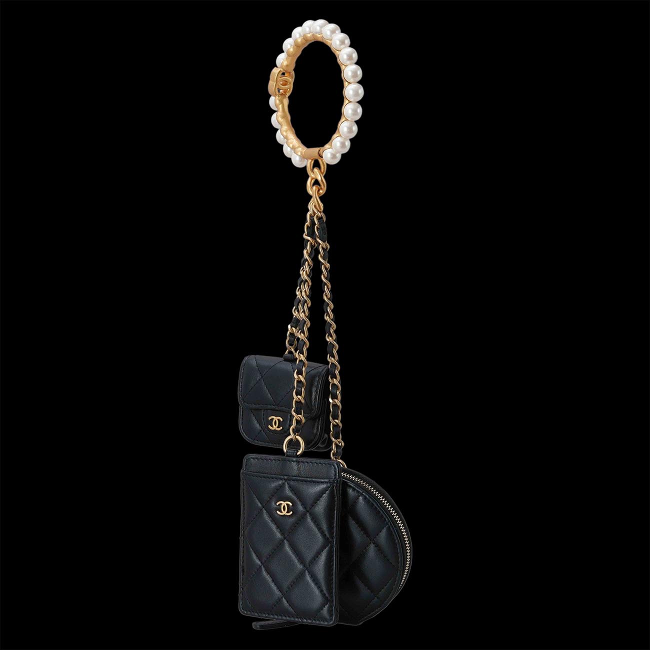 CHANEL(USED)샤넬 진주 핸들 오거나이저