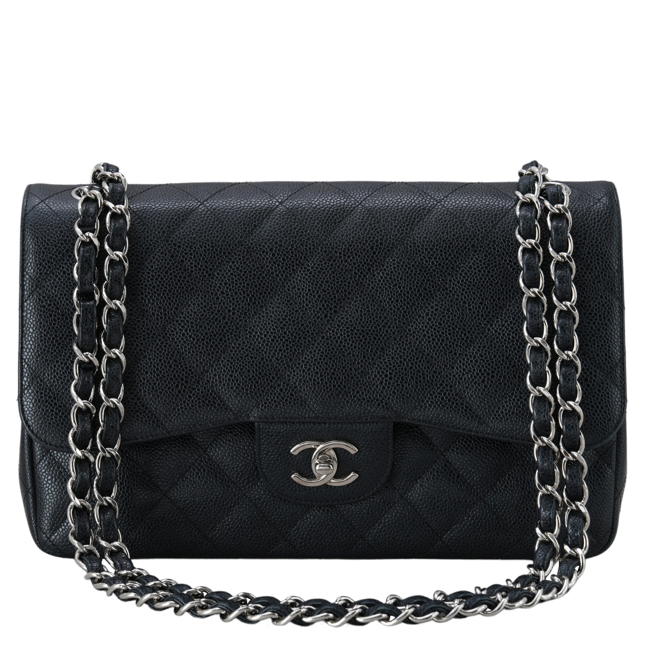 CHANEL(USED)샤넬 캐비어 클래식 점보 플랩백