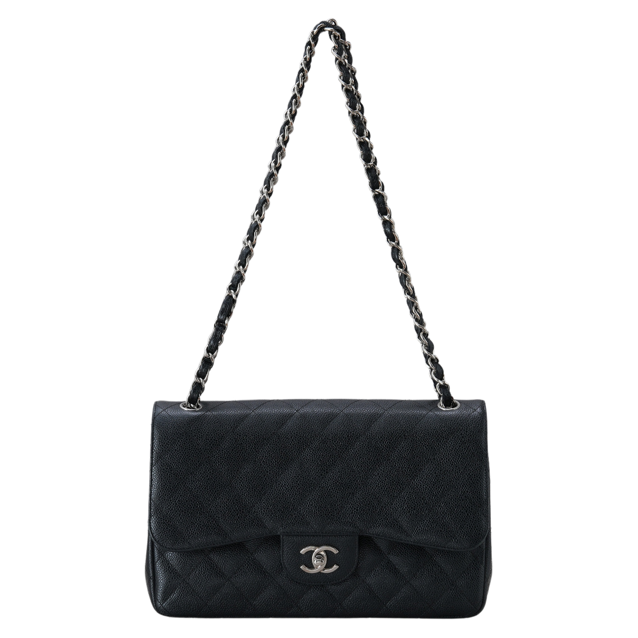 CHANEL(USED)샤넬 캐비어 클래식 점보 플랩백