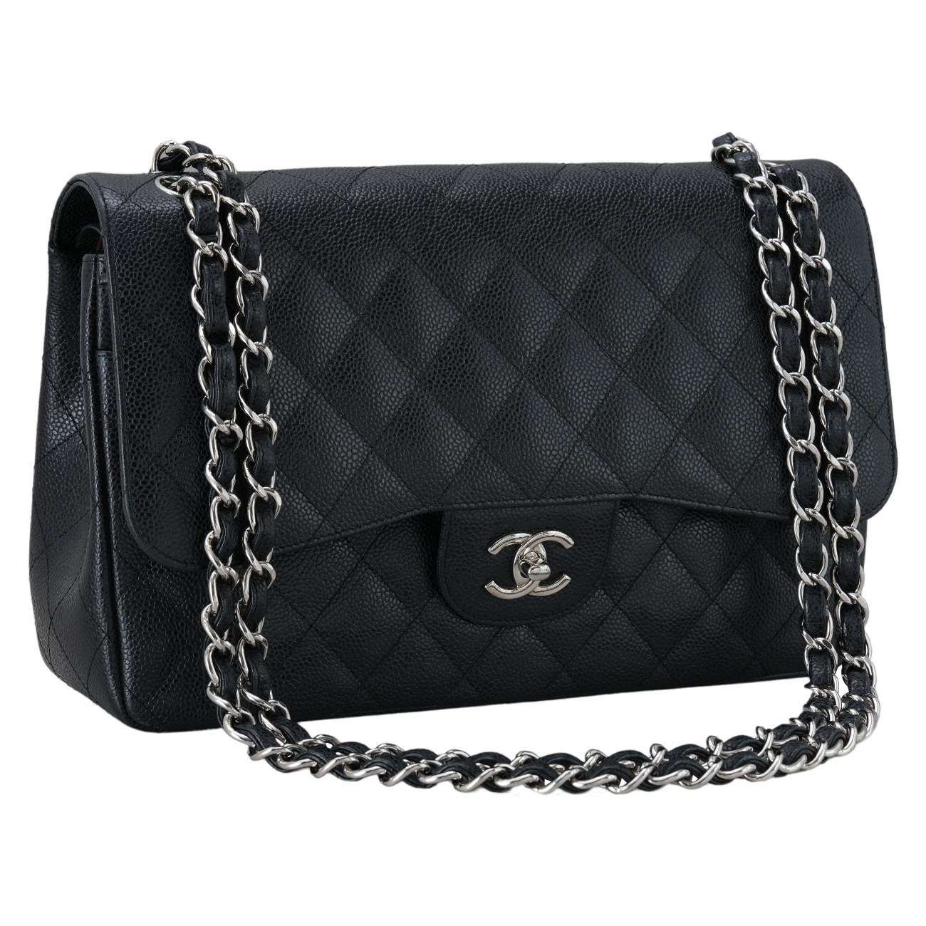 CHANEL(USED)샤넬 캐비어 클래식 점보 플랩백