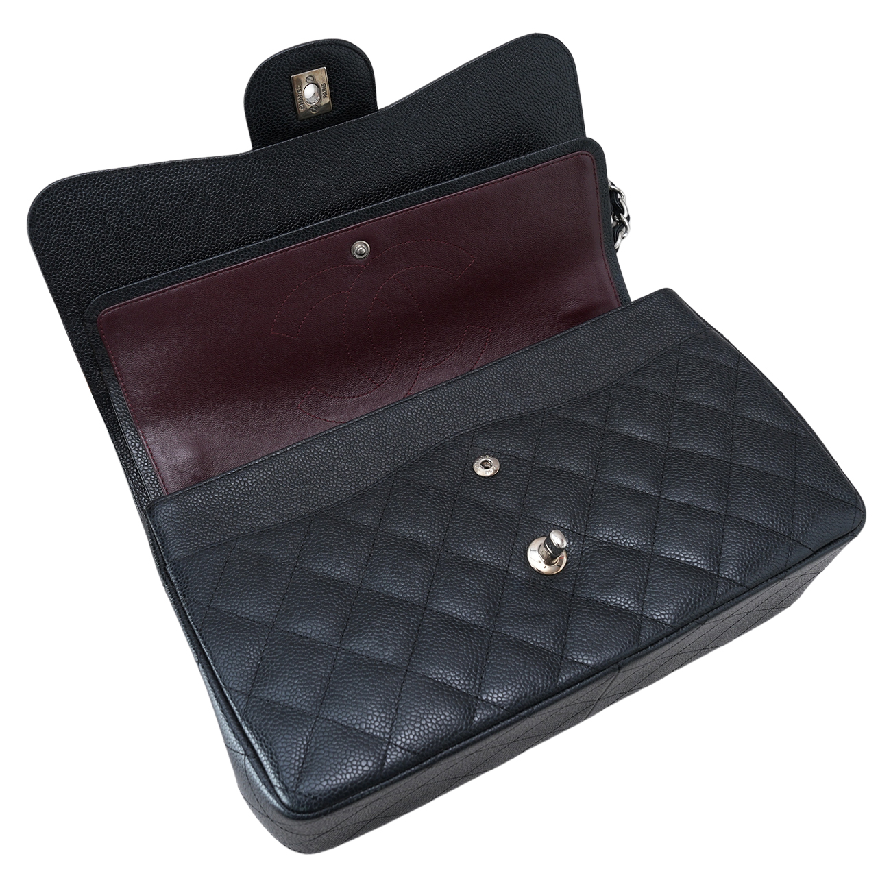 CHANEL(USED)샤넬 캐비어 클래식 점보 플랩백