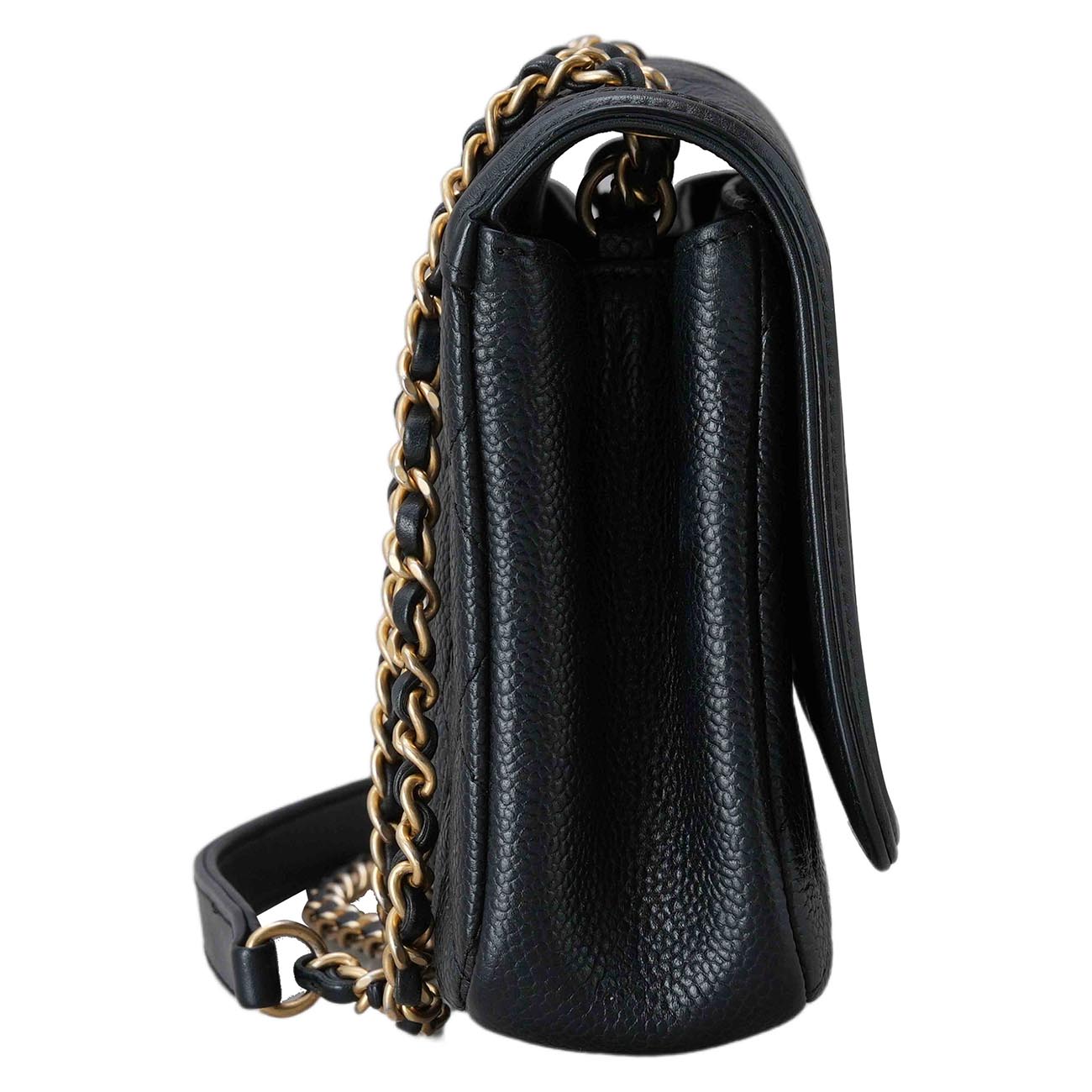 CHANEL(USED)샤넬 시즌 CC로고 플랩백