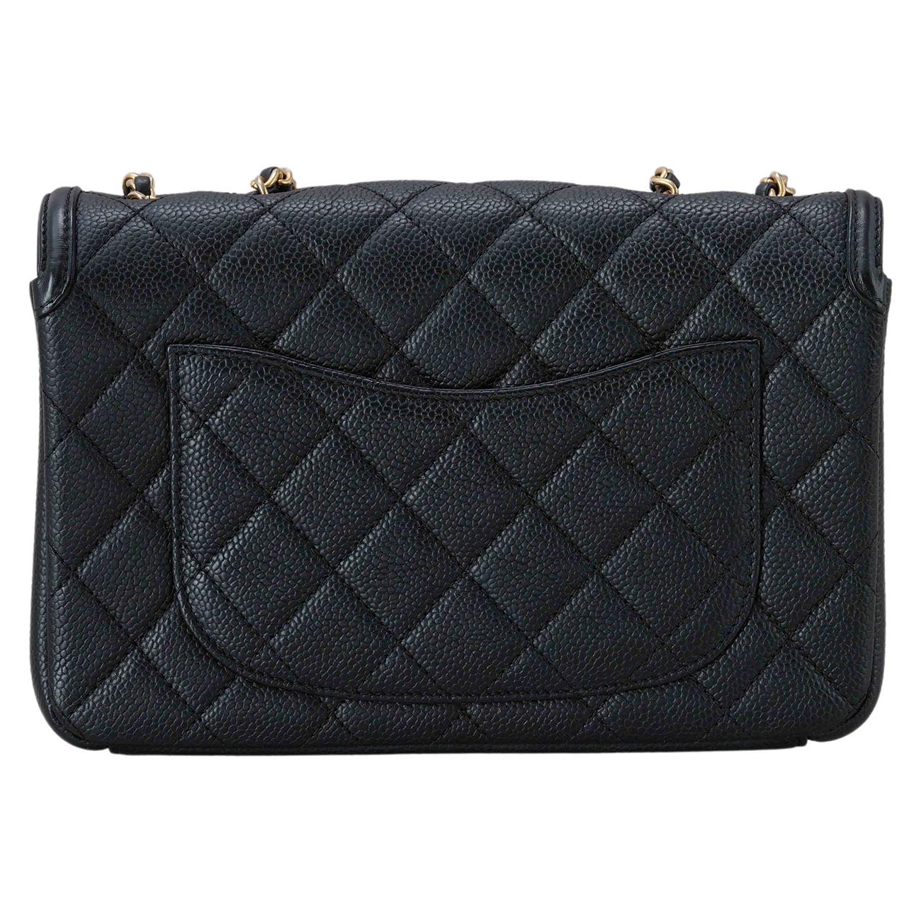 CHANEL(USED)샤넬 시즌 CC로고 플랩백