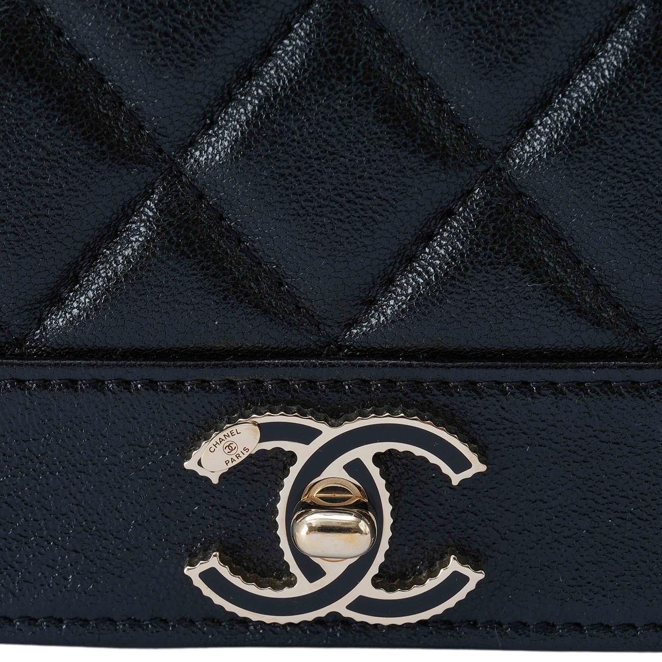 CHANEL(USED)샤넬 A80972 마드모아젤 쉐브론 WOC